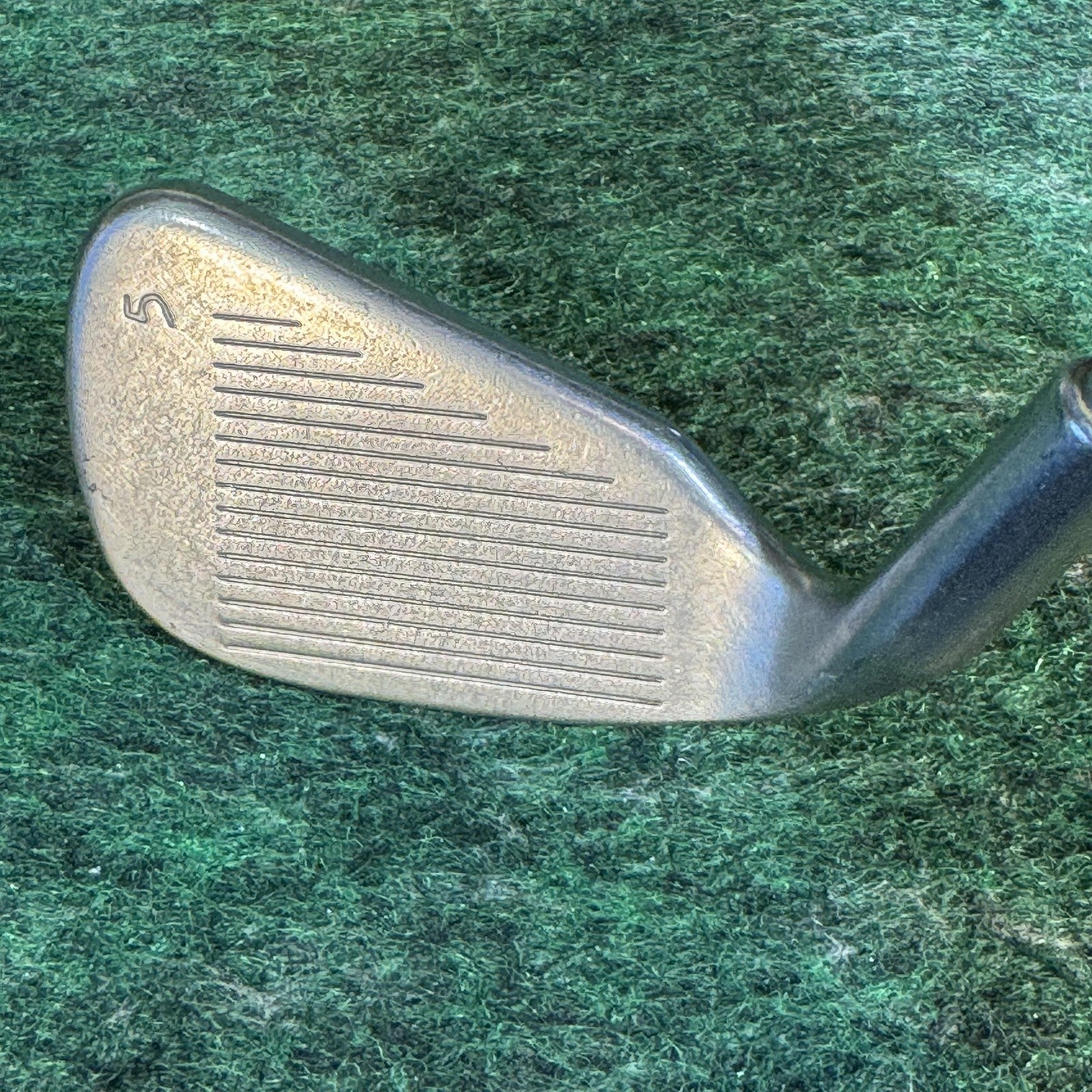 Vintage Ping Eye 2 Green Dot Iron Set 5-W Mens Right Hand KT-M Steel Clubs