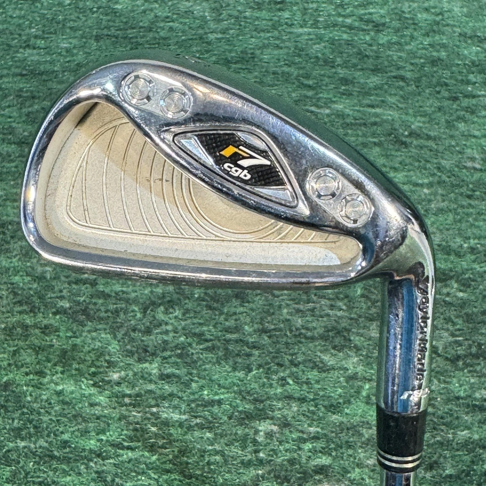 TaylorMade R7 CGB Max 6 Iron Mens RH F7 Stiff Steel Stainless Silver Golf Club