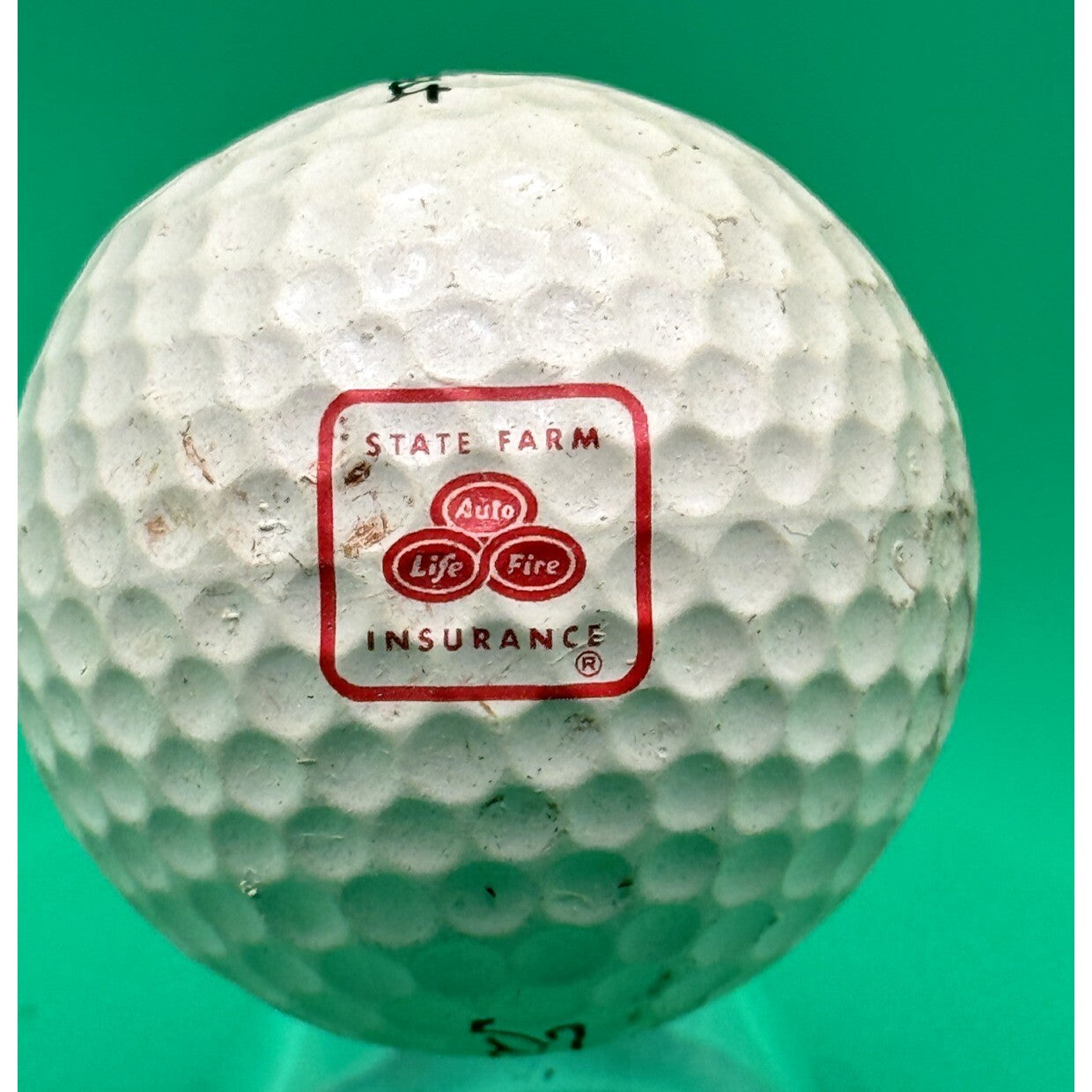 State Farm Insurance Logo Golf Ball Used Vintage