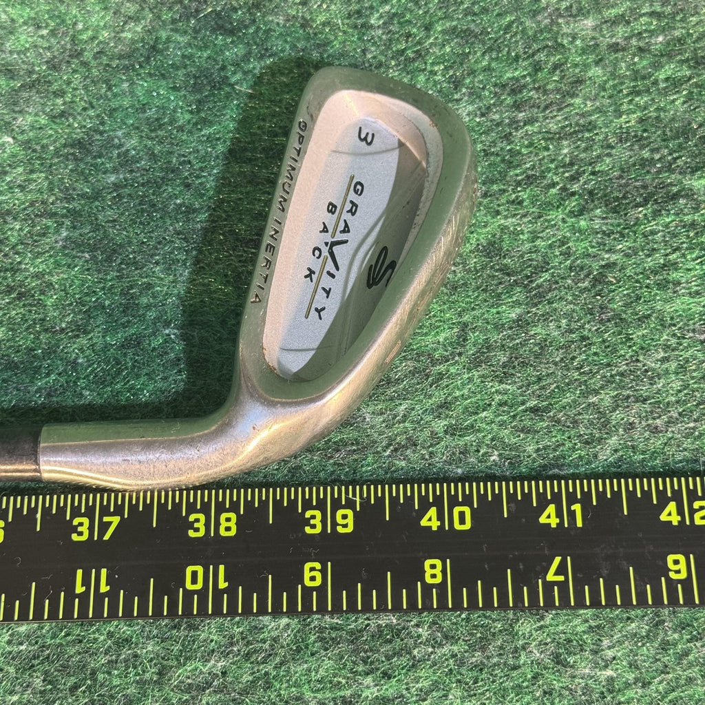 Vintage Cobra Gravity Back Optimum Inertia Irons 3-9 + 56° Sand Wedge Graphite