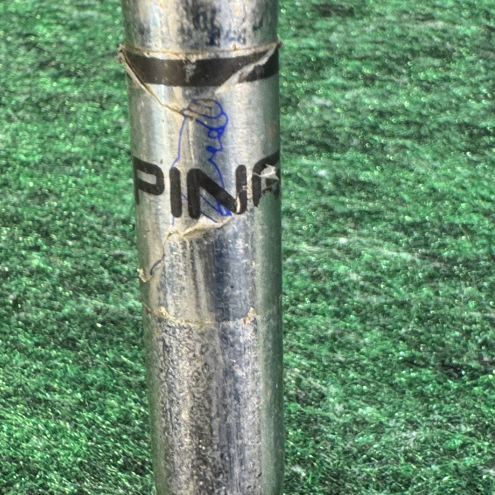 Vintage Ping Eye 2 5 Iron Blue Dot Right Handed Karsten Steel USA Golf Club