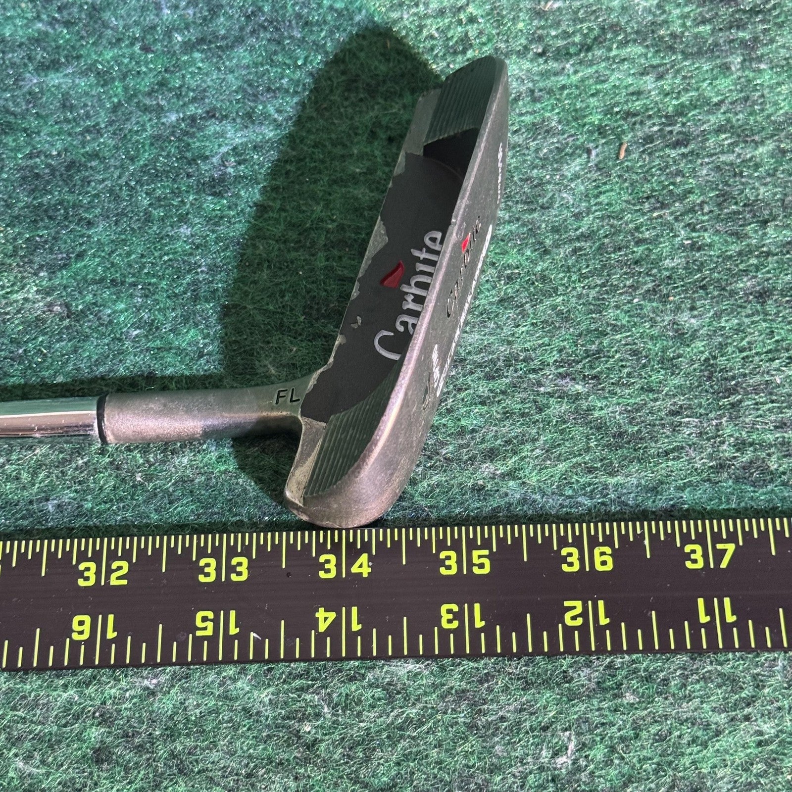Carbite Polar Balanced CAPTWO Blade Putter Mens RH 35 In Steel Silver Golf Club