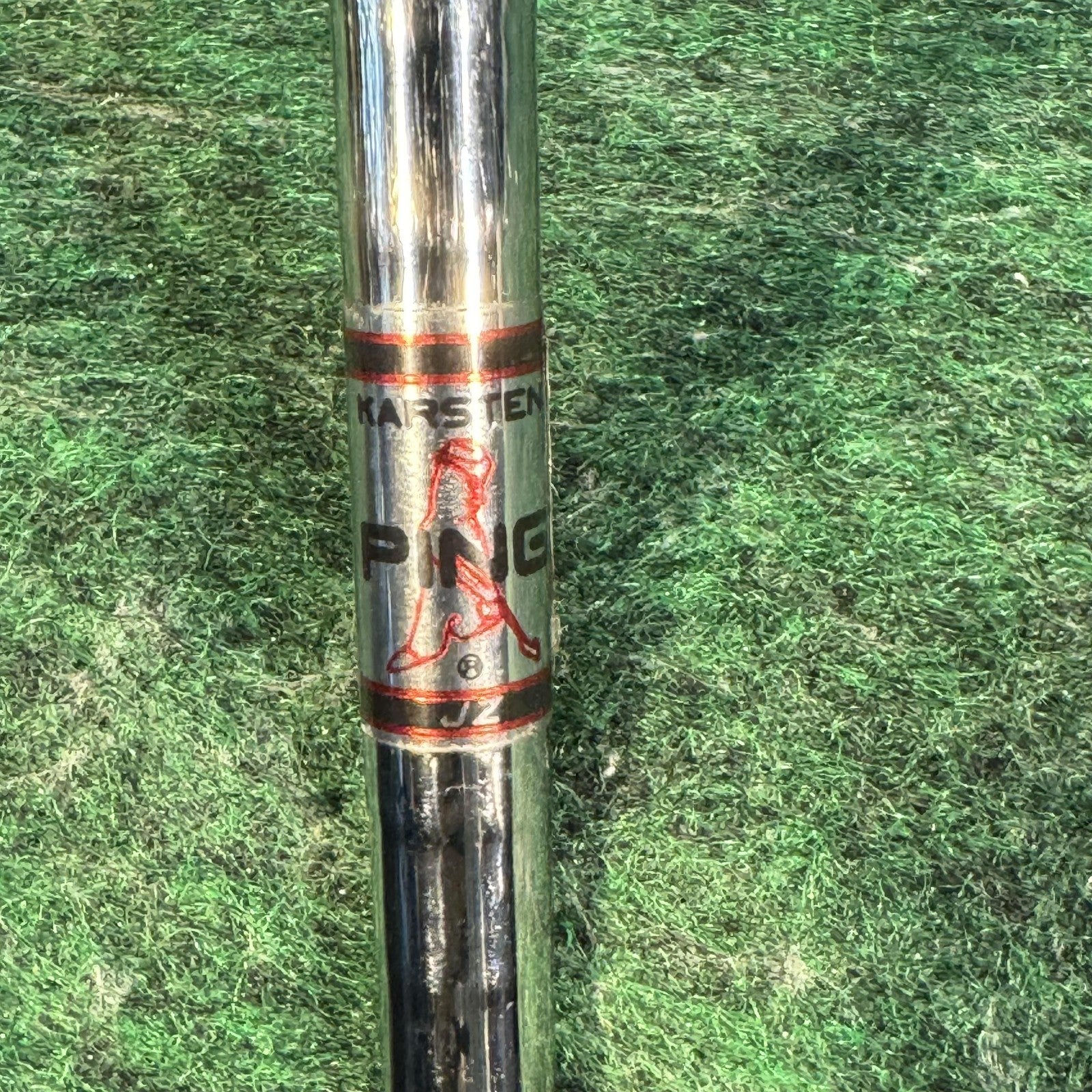 Vintage Ping Eye 2 Red Dot 6 Iron Right Hand Karsten Steel USA Golf Pride Club