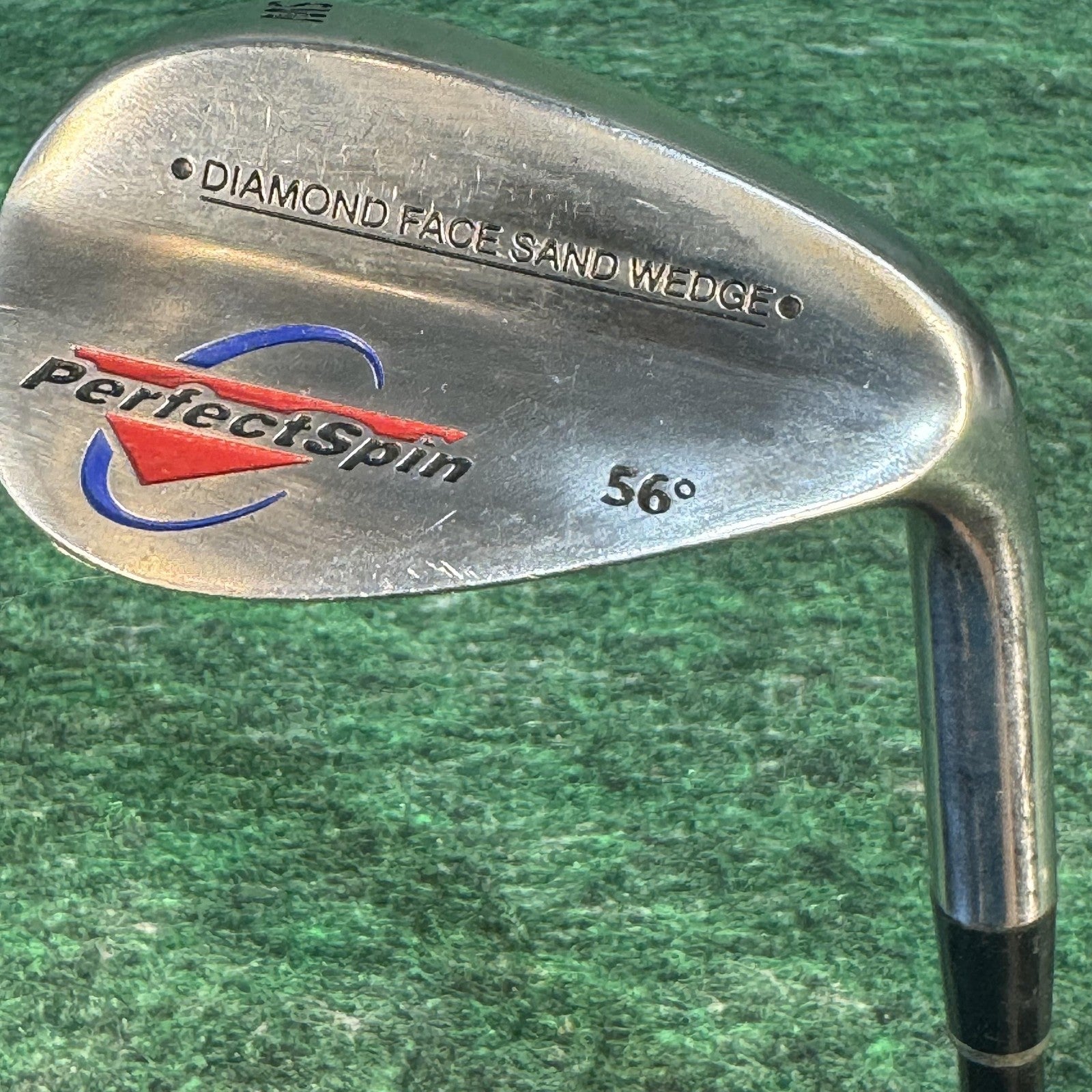PerfectSpin 56° Diamond Sand Wedge Mens RH Acer Graphite Silver Golf Club