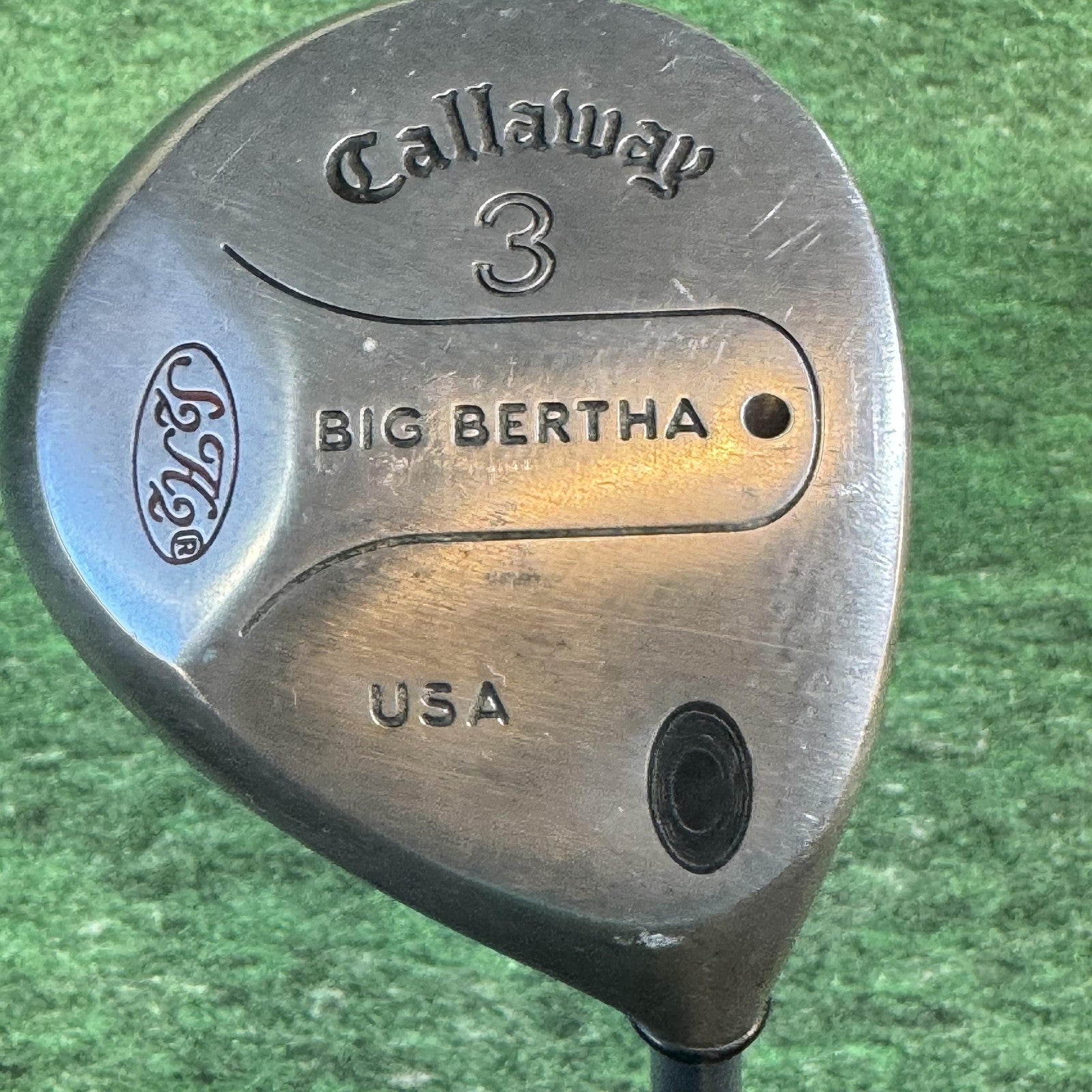 Vintage Callaway Big Bertha 3 Wood S2H2 RCH 90 Regular Flex Fairway Club USA