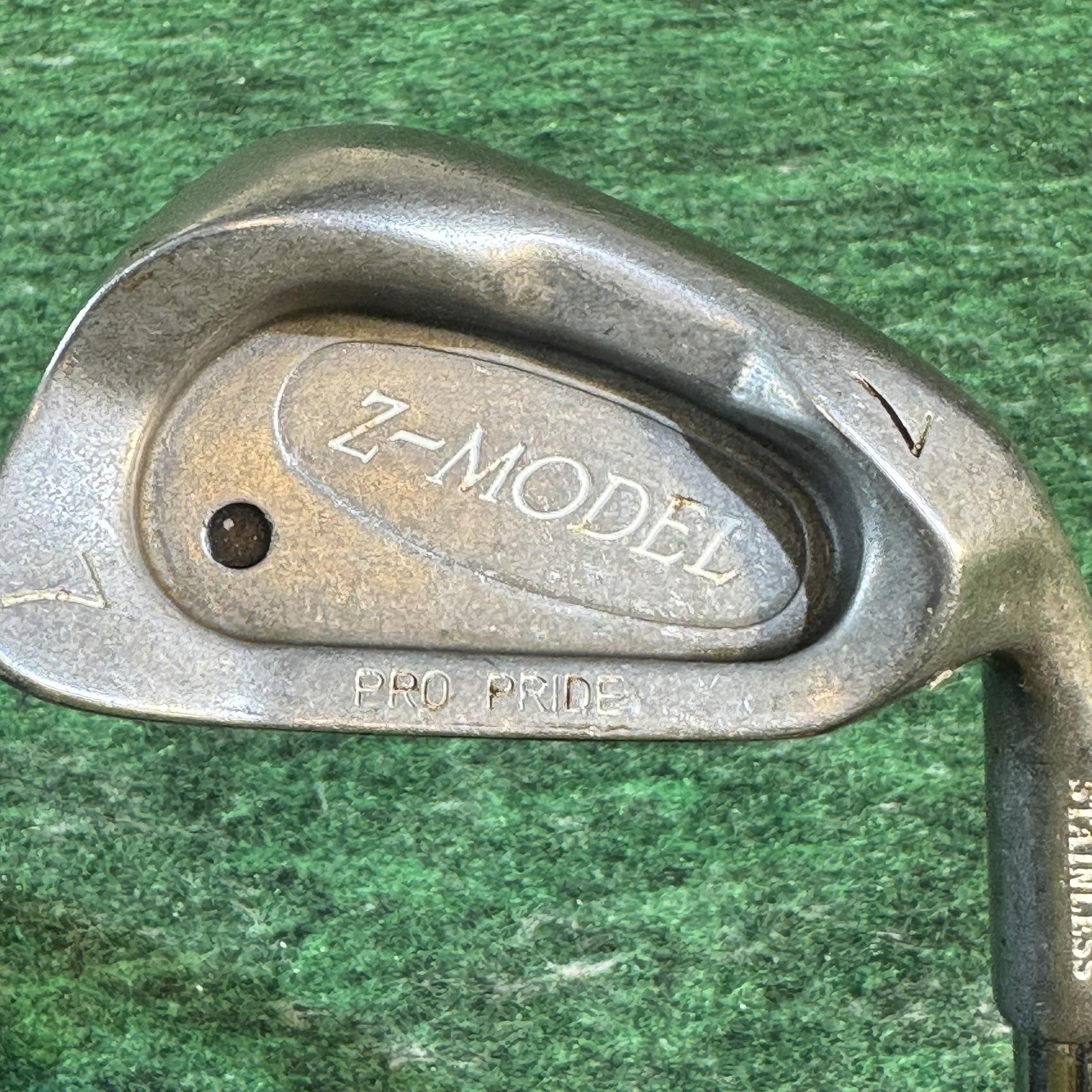 Vintage Z-Model Pro Pride Stainless Steel Irons Set 3-9 10 Mens Right Golf Clubs