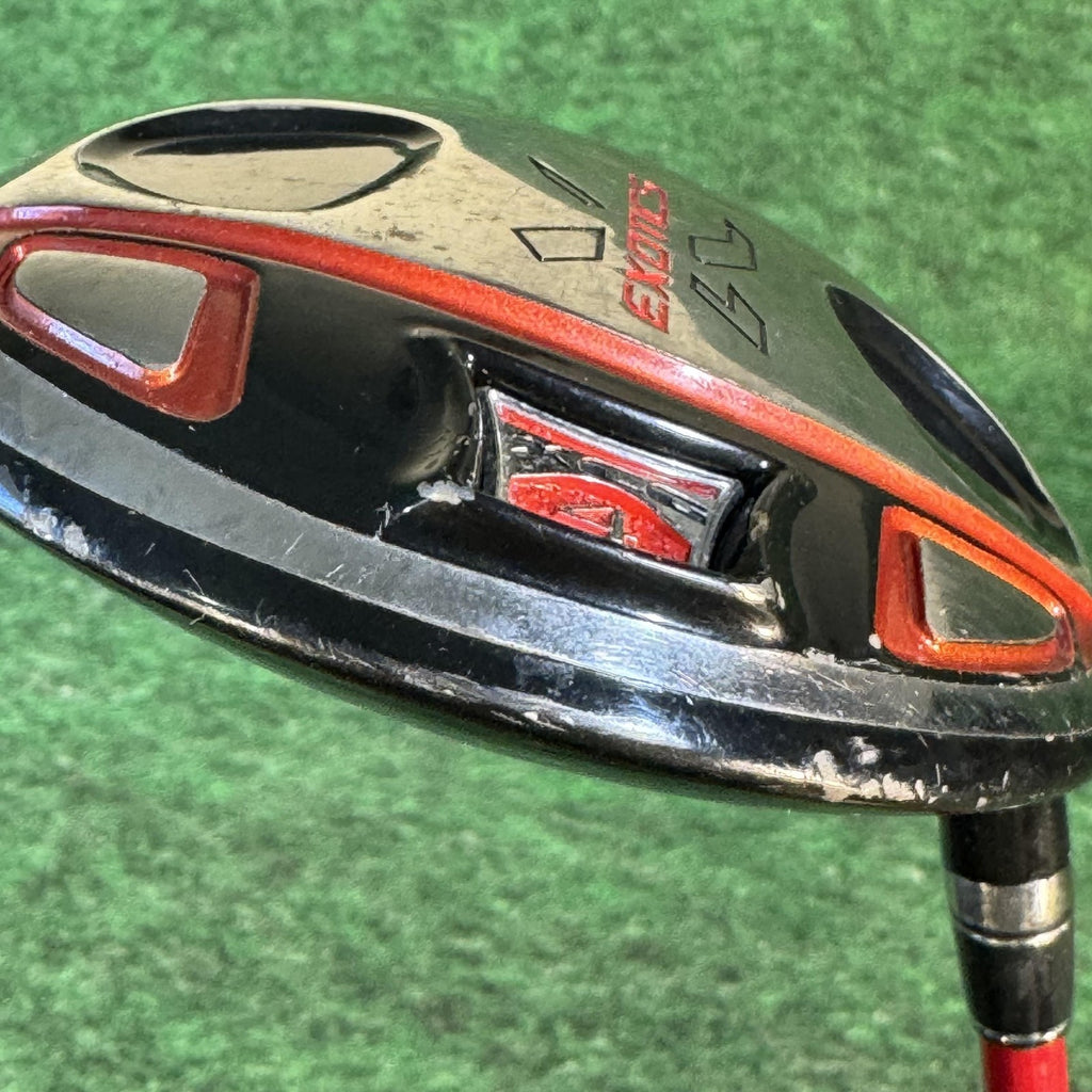 Tour Edge Exotics 3 Wood 15° Mens RH Motore 65 R Flex Black Fairway Golf Club