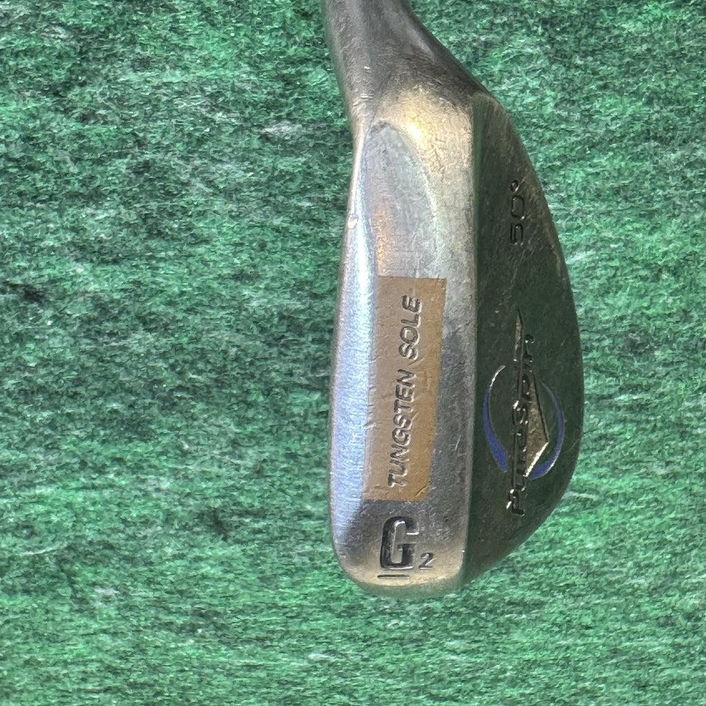 PureSpin 50° Gap Wedge Diamond Face Tungsten Sole Steel Shaft SAPLIZE Grip Golf