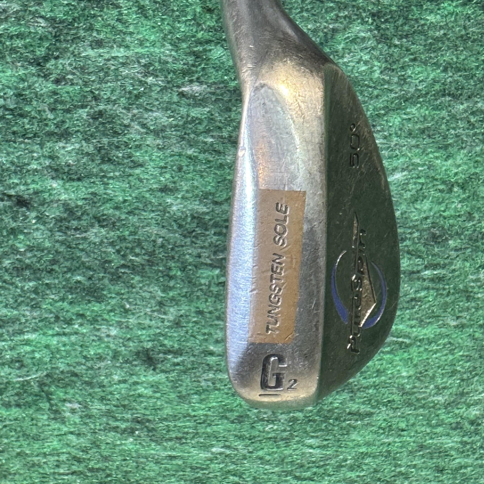 PureSpin 50° Gap Wedge Diamond Face Tungsten Sole Steel Shaft SAPLIZE Grip Golf