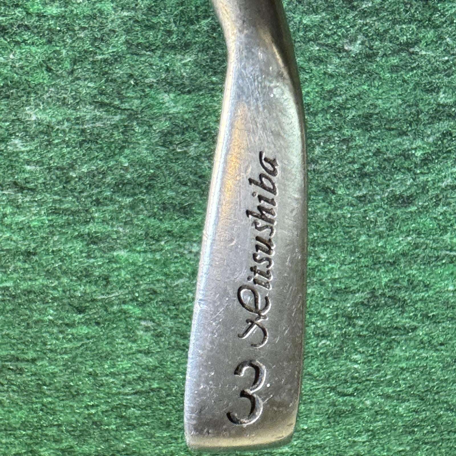 Vintage Mitsushiba Shadow Iron Golf Club Set 3-9, P Steel Shaft Mixed Grips