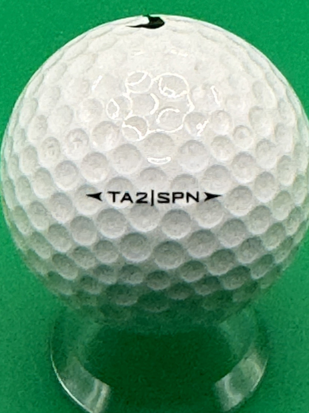 Nike TA2 SPN Golf Ball Progress Energy Logo Collectible White 2 Piece Vintage