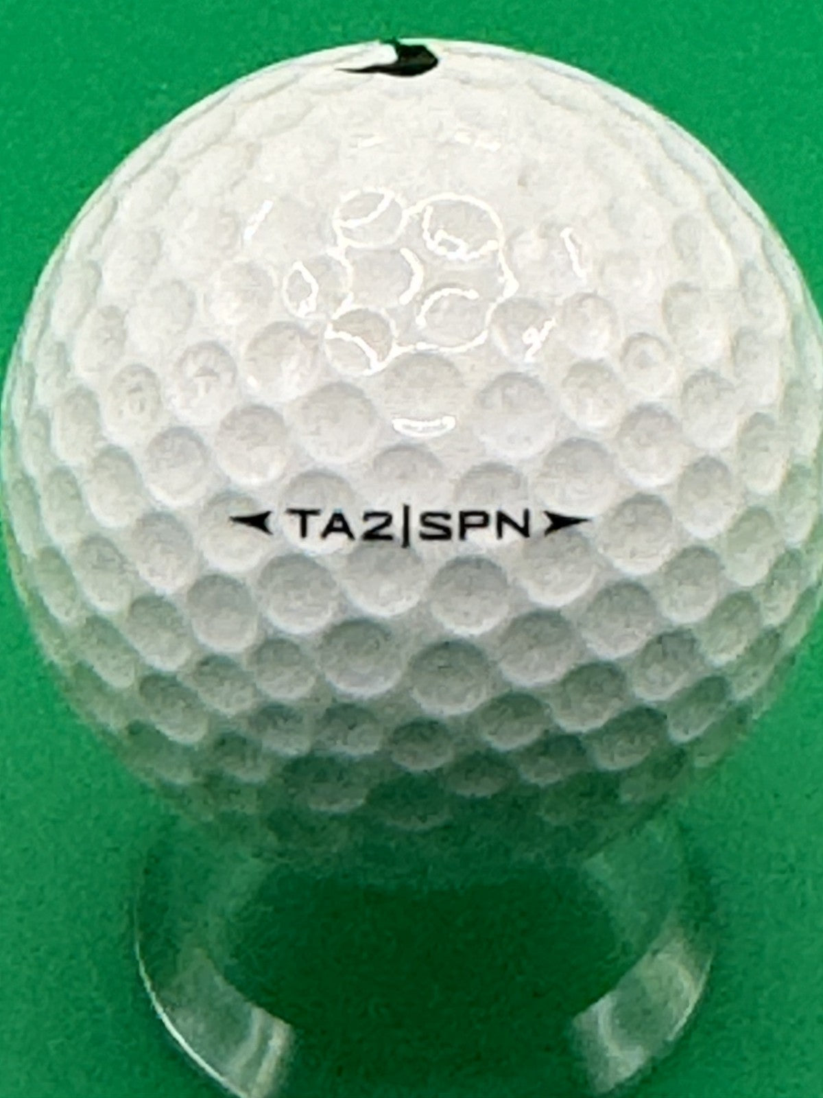 Nike TA2 SPN Golf Ball Progress Energy Logo Collectible White 2 Piece Vintage