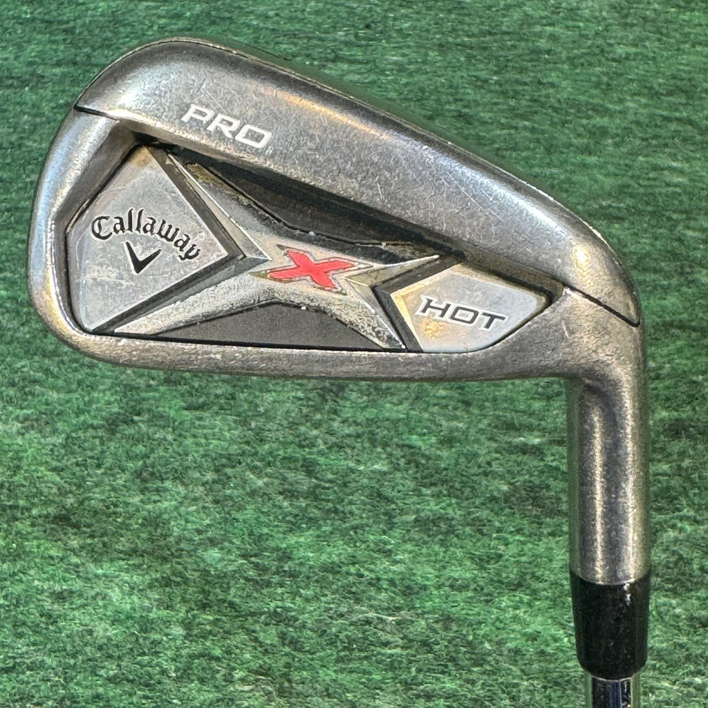 Callaway X Hot Pro Iron Set 5-9 Mens Right Speed Step 85 Golf Pride Clubs