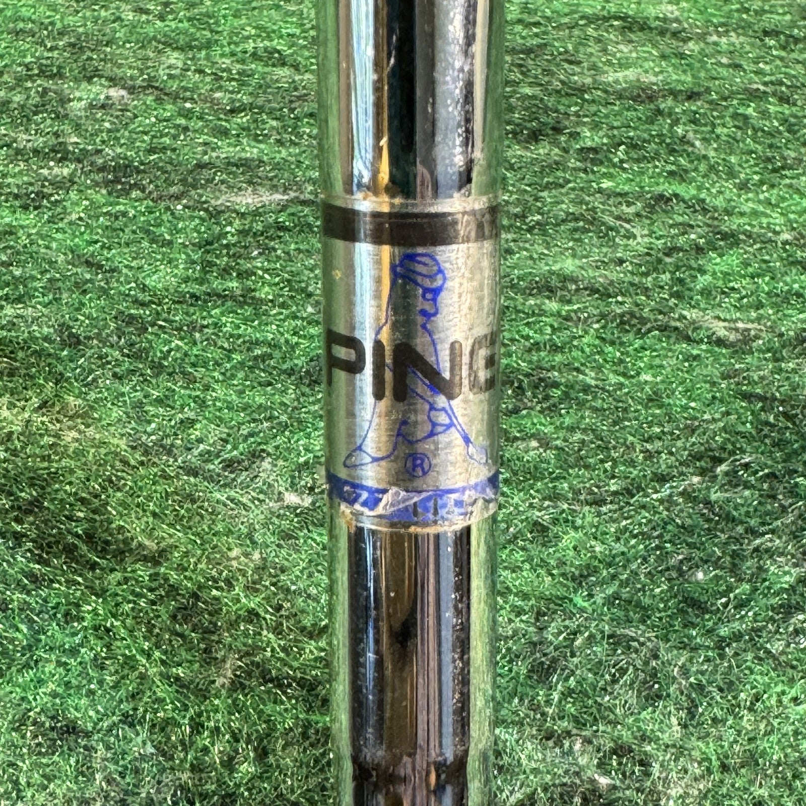 Vintage Ping Eye 2 Red Dot 3 Iron Golf Club Karsten Phoenix USA Steel Shaft RH