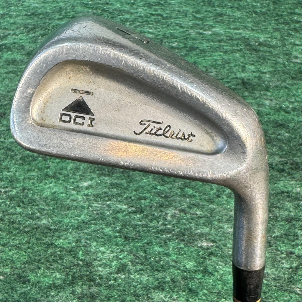 Vintage Titleist DCI Iron Set 6-PW Mens Tri-Spec Stiff Steel Golf Clubs
