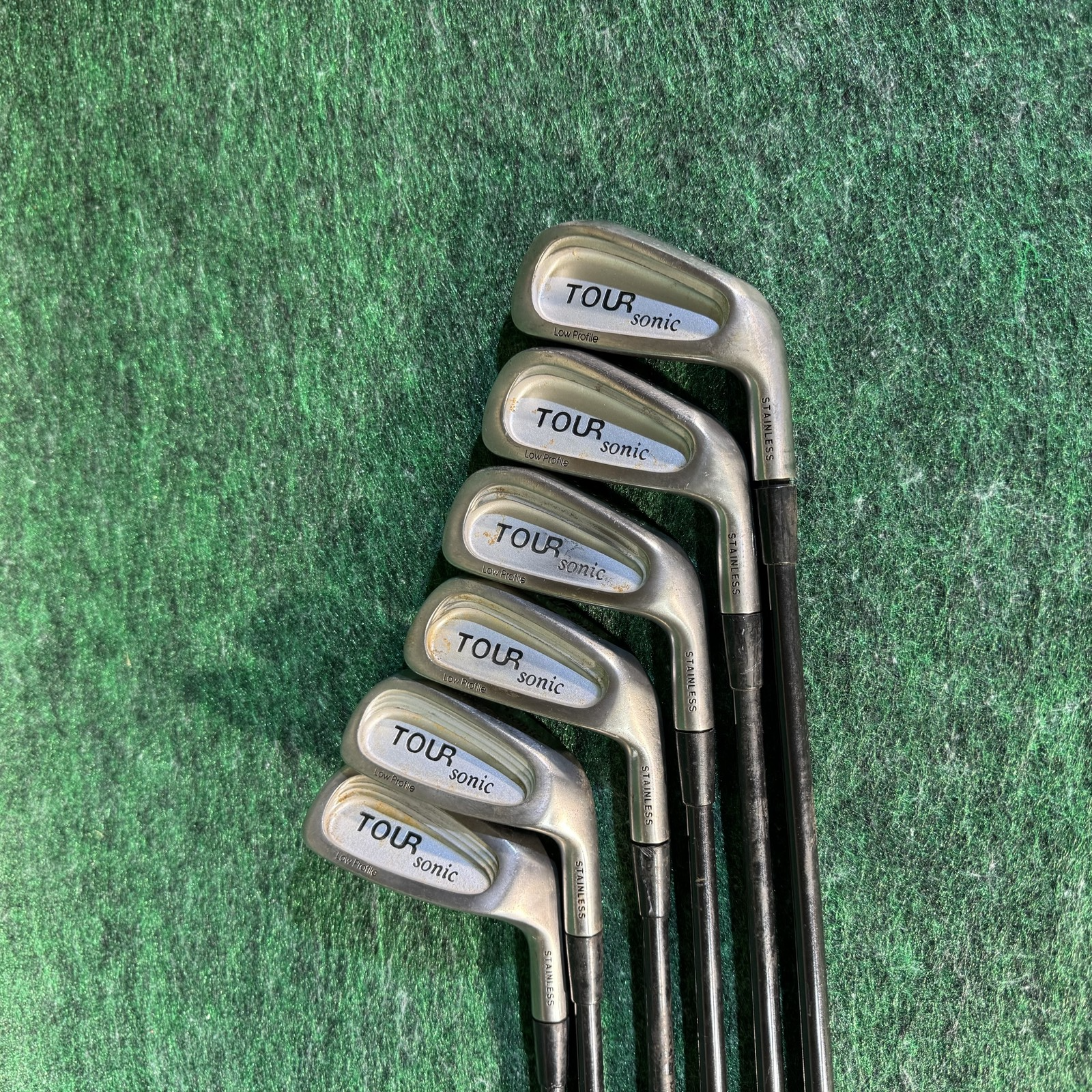 Tour Sonic Golf Iron Set 3 4 5 6 8 PW Stainless Steel Graphite Shafts RH