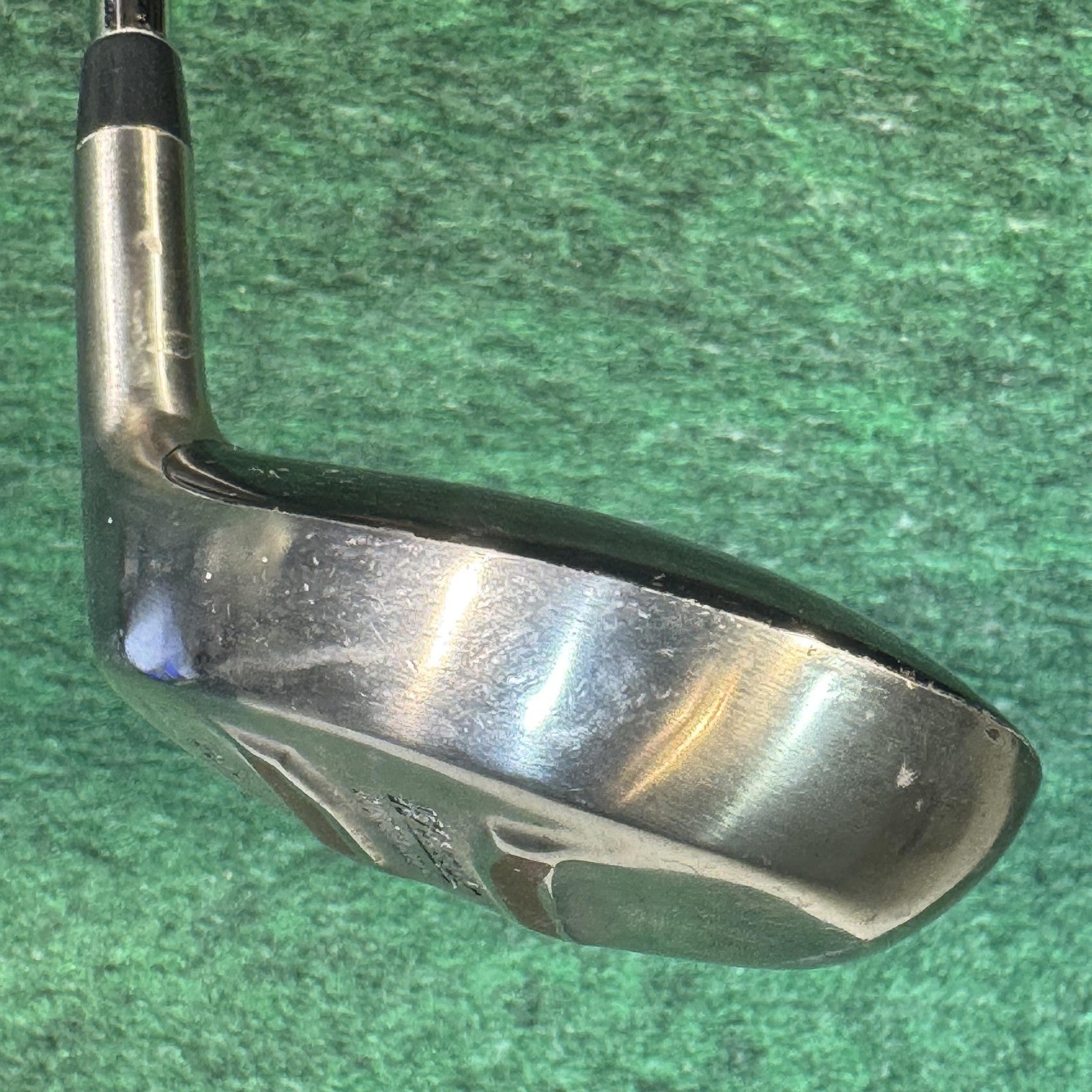 Warrior Custom Golf 24° Hybrid Mens RH Steel Shaft Stainless Silver Golf Club