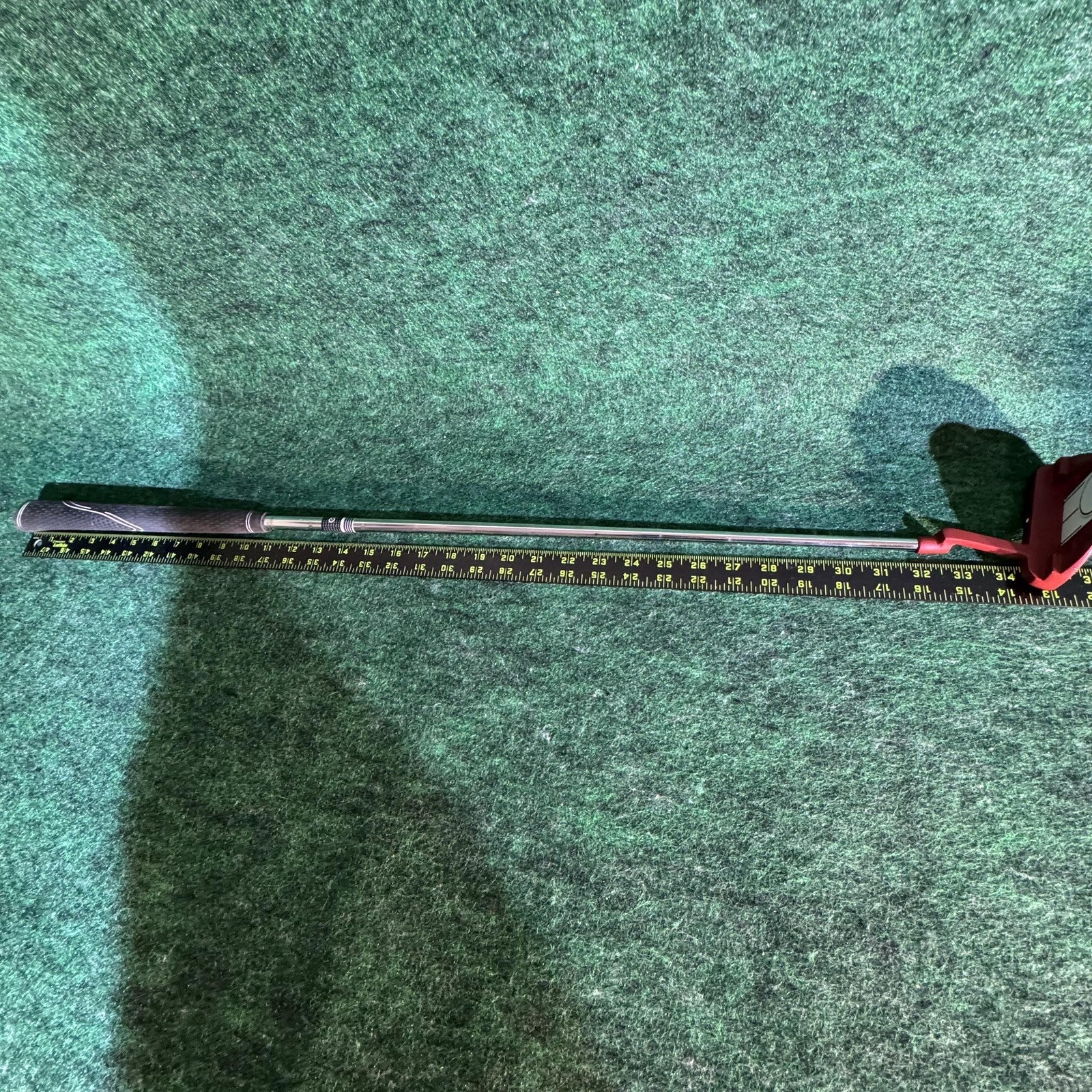 Bullet BL3 Mallet Putter Mens RH 35 In Steel Red Black Alignment Golf Club