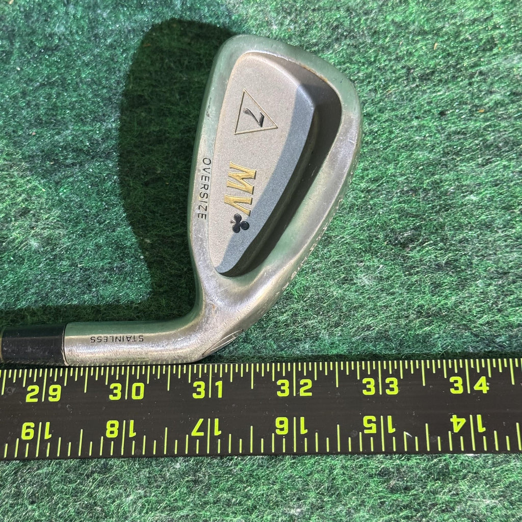 Mitsushiba MV Oversize Most Valuable 7 Iron Mens RH Steel Shaft Silver Golf Club