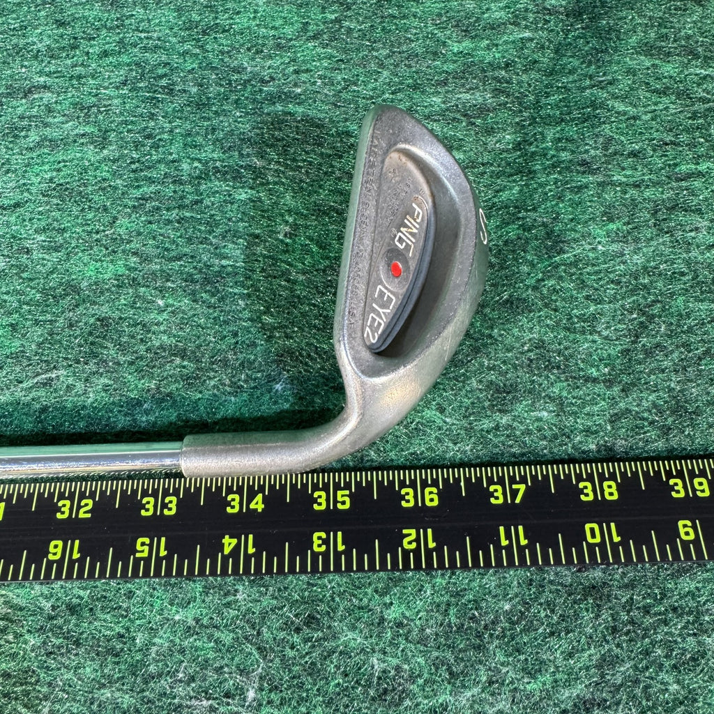Vintage Ping Eye 2 Sand Wedge Golf Club Karsten KT Steel Shaft USA Red Dot