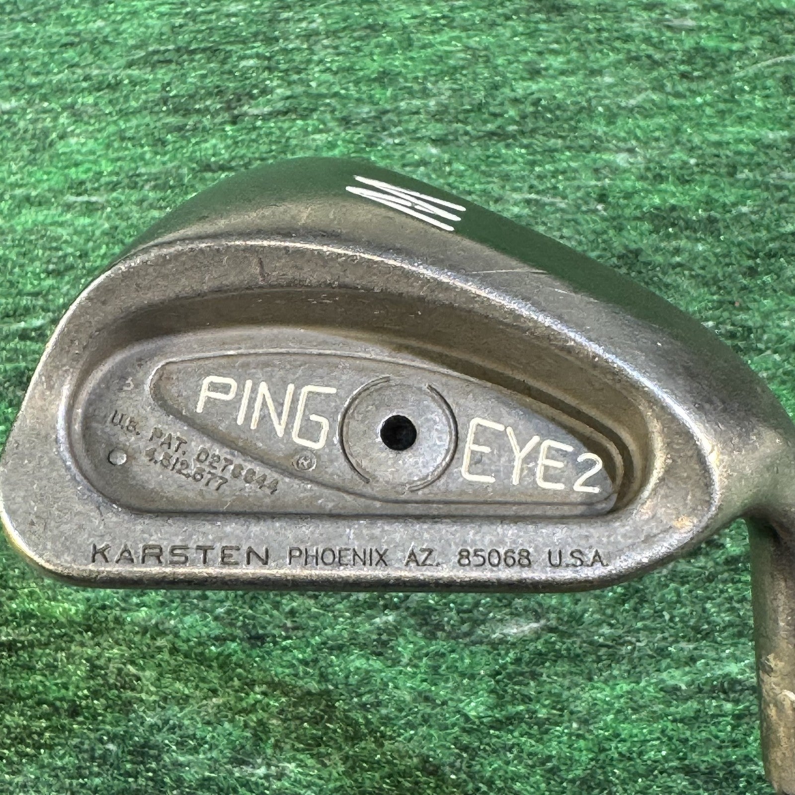 Vintage Ping Eye2 Iron Golf Club Set 3-8 W Karsten USA Right Hand Steel Shaft