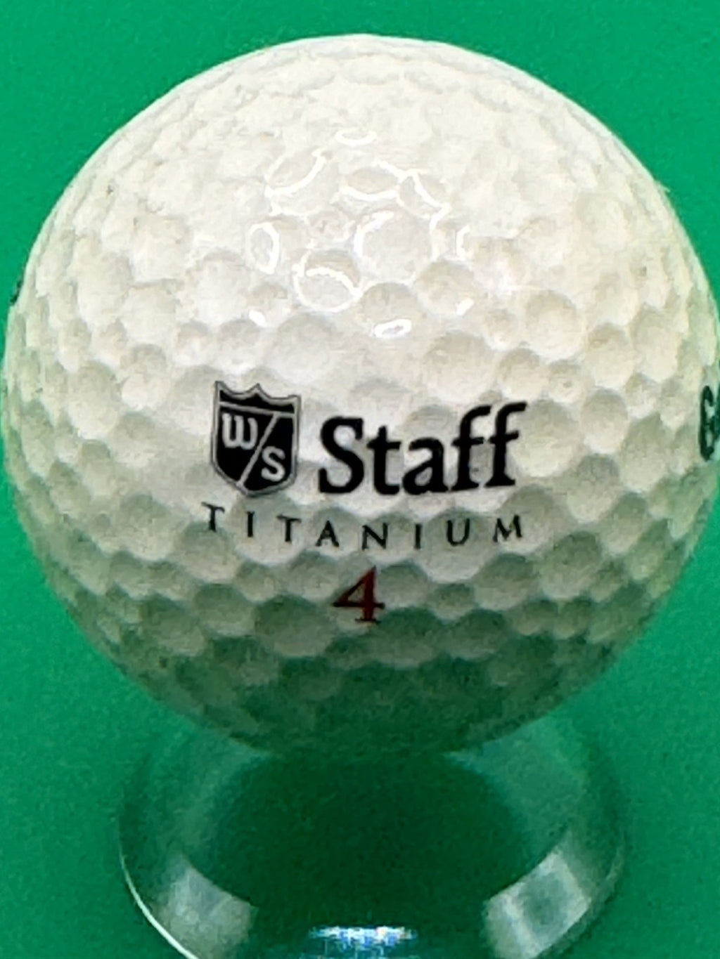 Wilson Staff Titanium 4 Double Ti Golf Ball Golfweek Logo Collectible Display