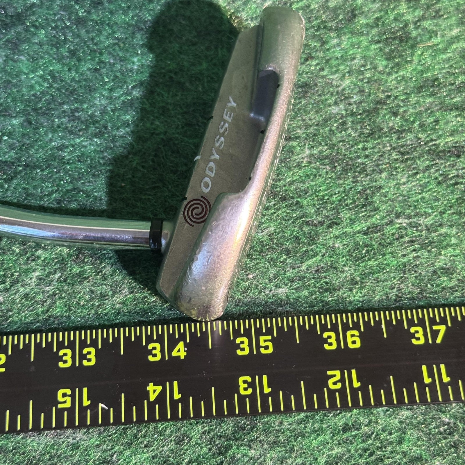 Odyssey White Steel #5 Mallet Putter Mens Golf Club SuperStroke Traxion Grip