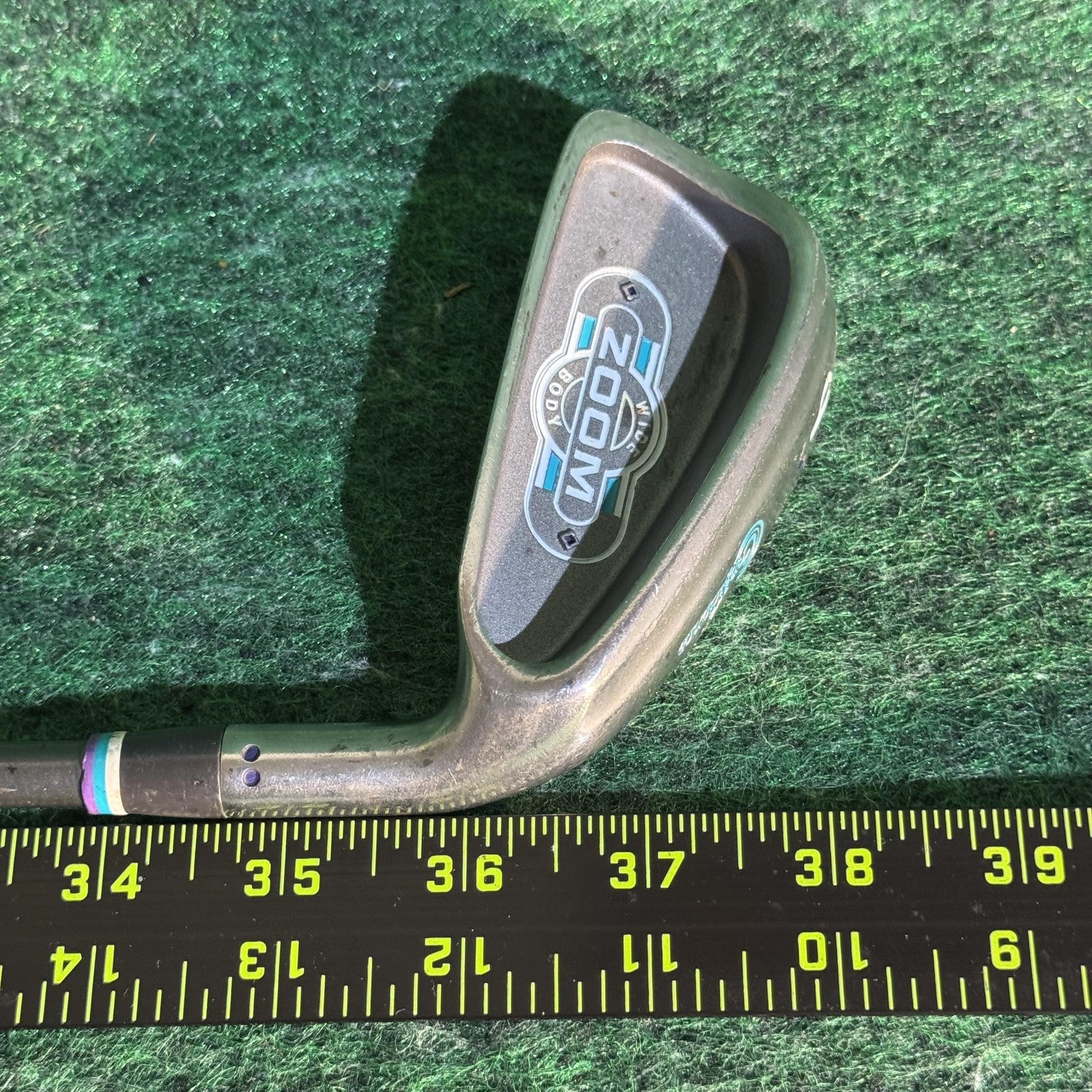Confidence Zoom Wide Body 6 Iron Mens RH MT 40 Micro Graphite Silver Golf Club
