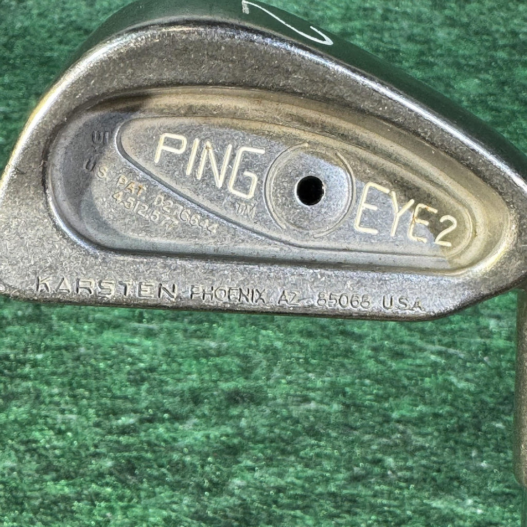 Vintage Ping Eye 2 - 2 Iron Black Golf Club Karsten USA True Temper Lamkin Grip