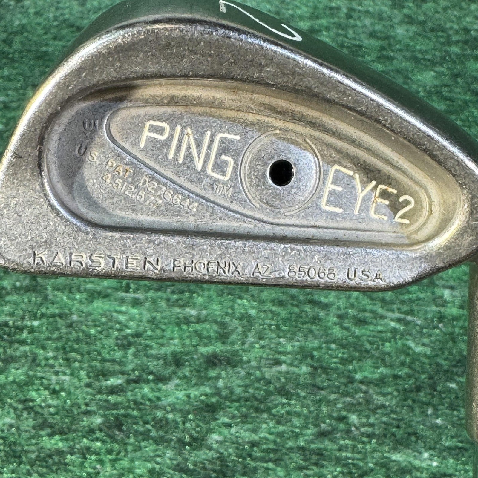 Vintage Ping Eye 2 - 2 Iron Black Golf Club Karsten USA True Temper Lamkin Grip