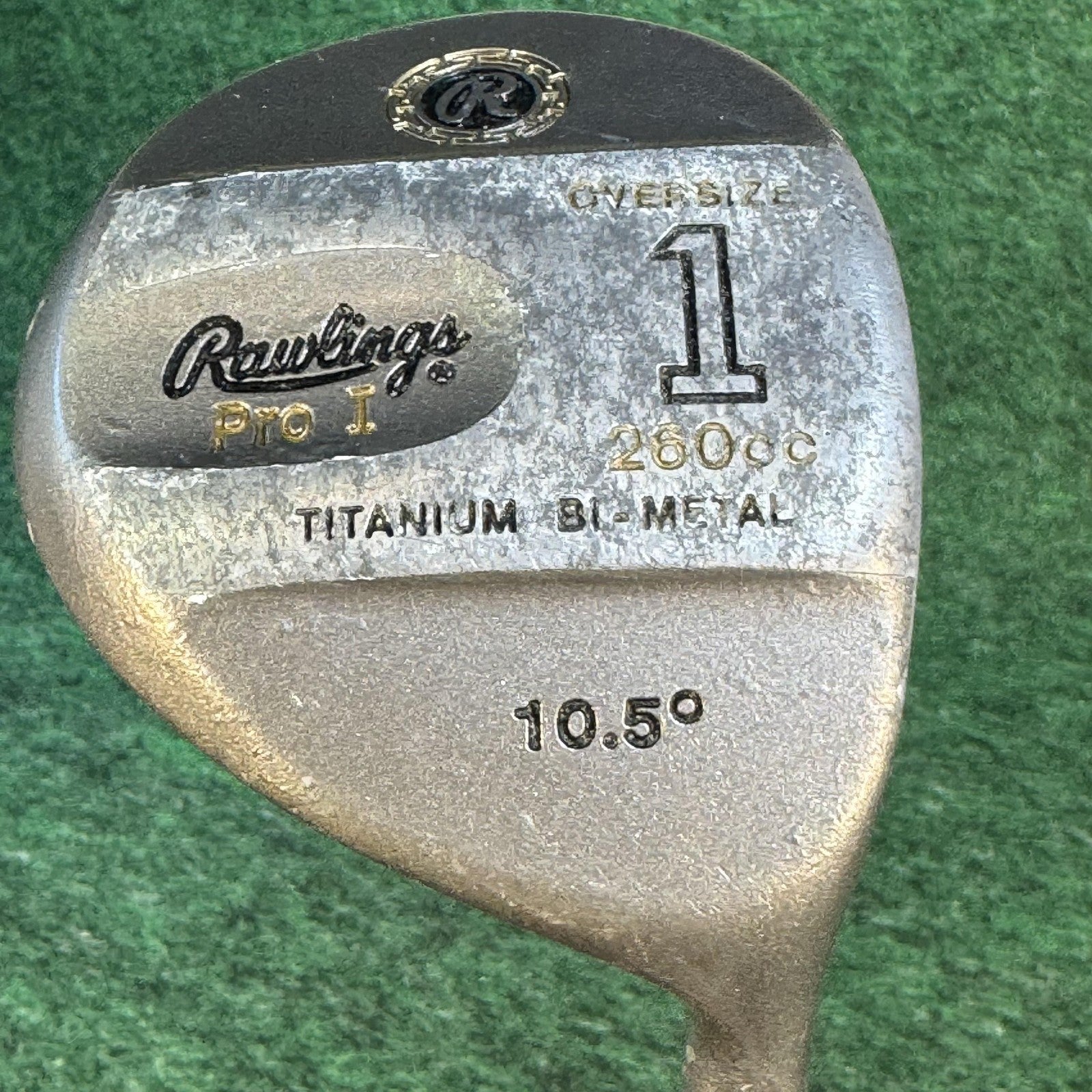 Rawlings Pro I Oversize 1 10.5° Driver Mens RH Aldila Graphite Gray Titanium