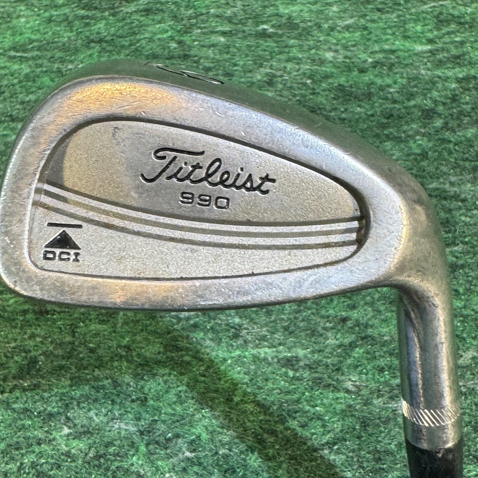 Vintage Titleist DCI 990 9 Iron Dynamic Gold S300 Sensicore Steel Stiff Mens USA