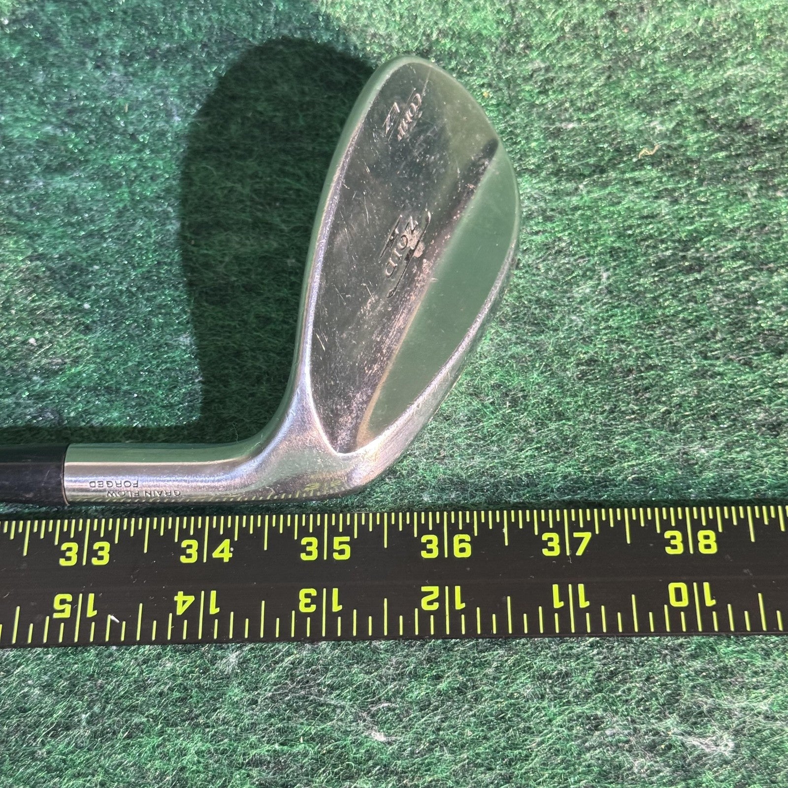 Vintage Mizuno Zoid Comp EZ Sand Wedge Golf Right Hand Steel S300 Gold Shaft