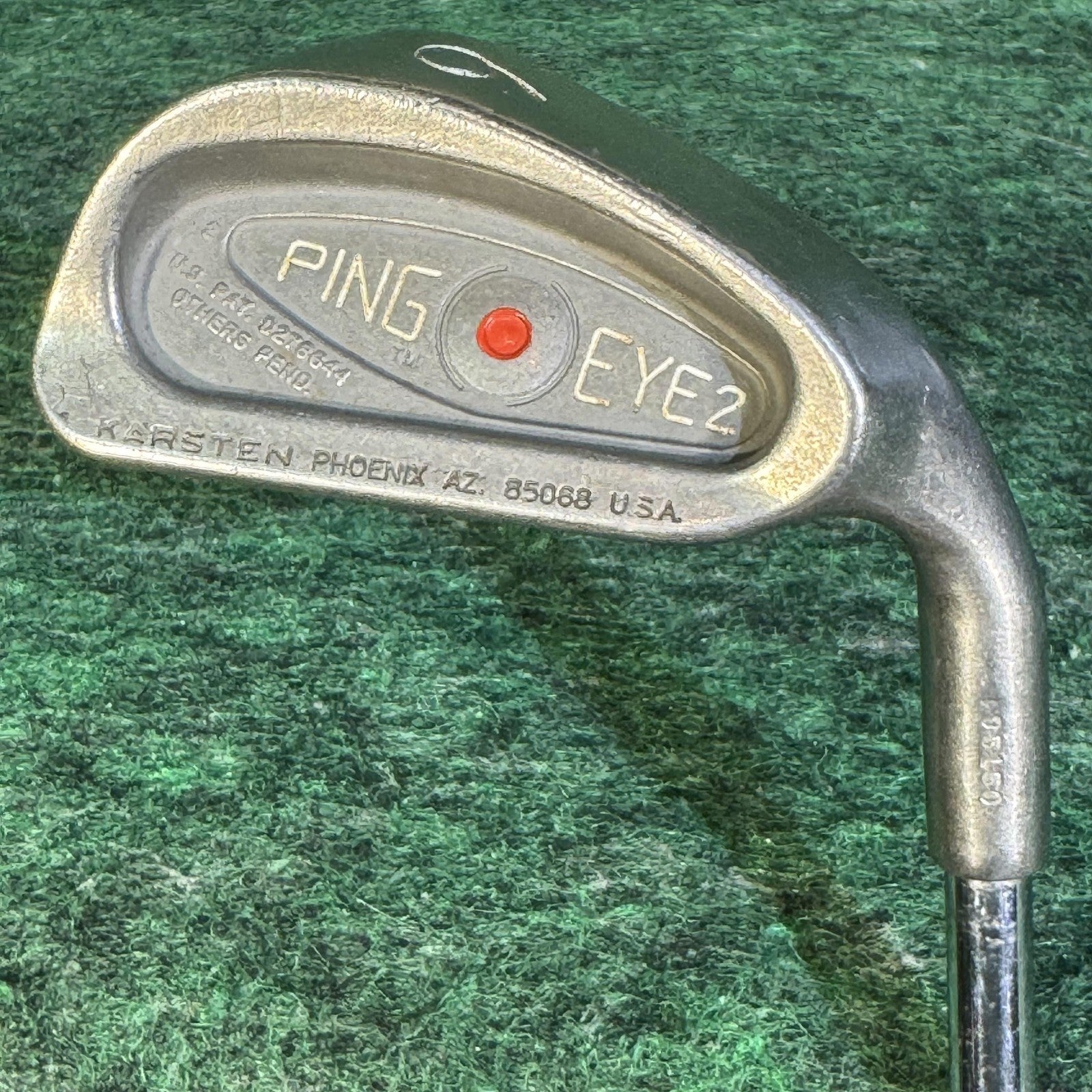 Vintage Ping Eye 2 Iron Set 2-9 W S Mens RH Red Dot ZZ Lite Steel Stiff USA