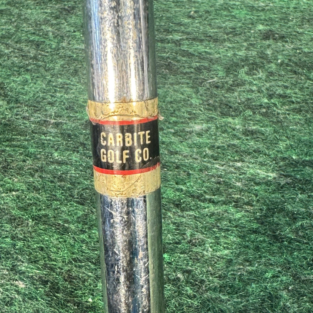 Vintage Carbite Check Mate L CS 100 Lob Wedge Mens RH Steel Silver Golf Club