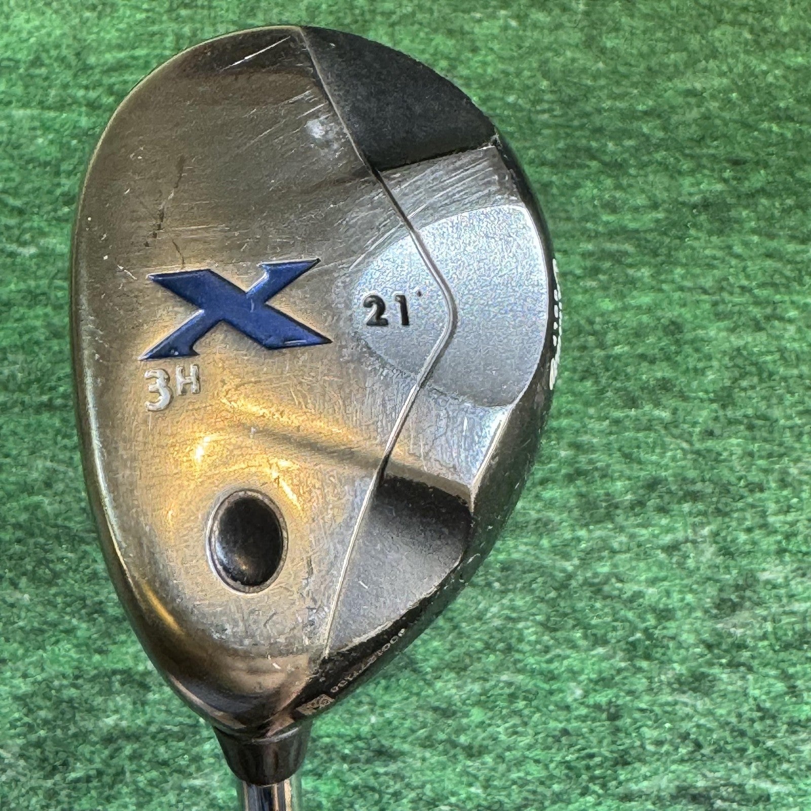 Callaway X 3H Hybrid 21 Degree Golf Club Uniflex Steel Shaft Right Handed Used