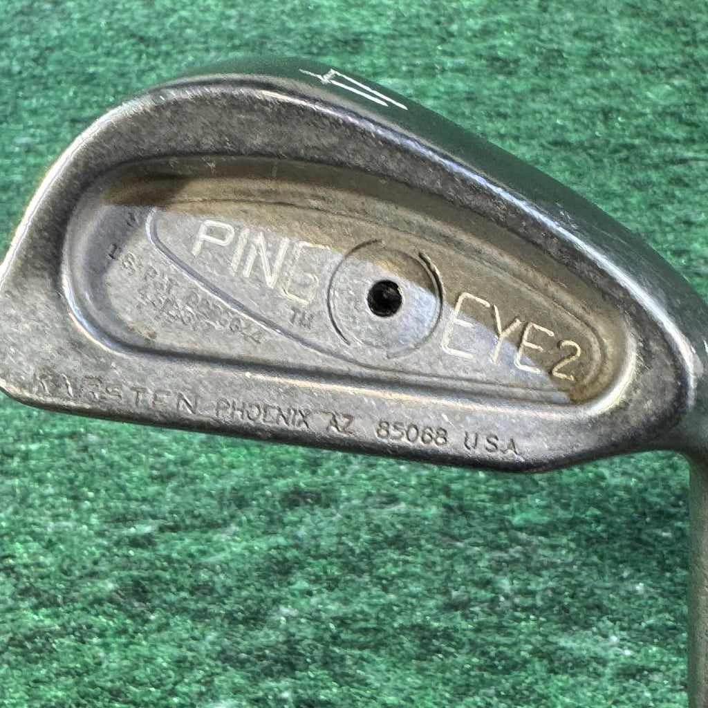 Vintage Ping Eye2 Iron Golf Club Set 3-8 W Karsten USA Right Hand Steel Shaft