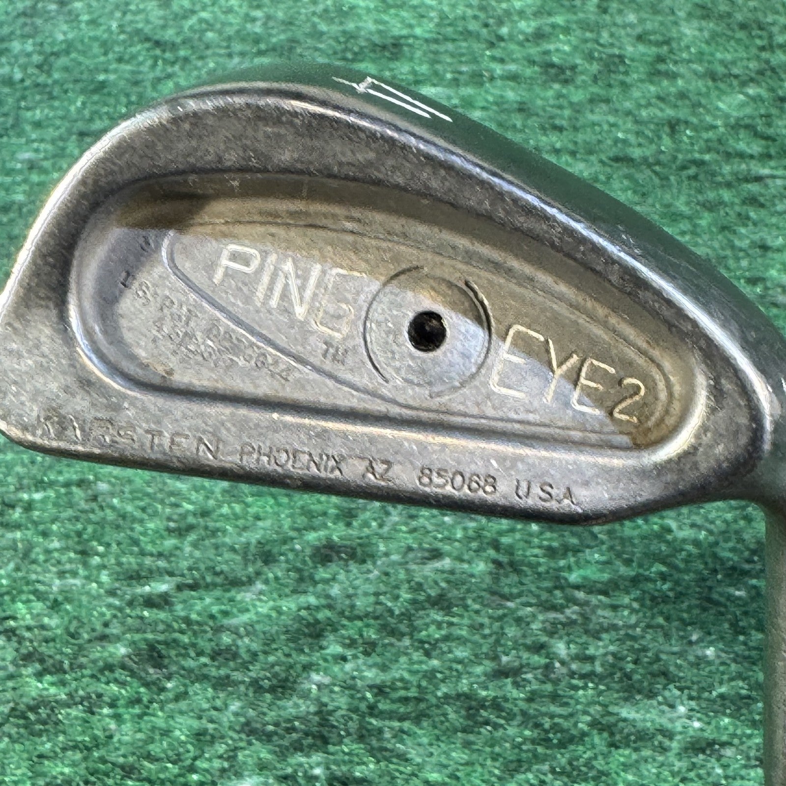 Vintage Ping Eye2 Iron Golf Club Set 3-8 W Karsten USA Right Hand Steel Shaft