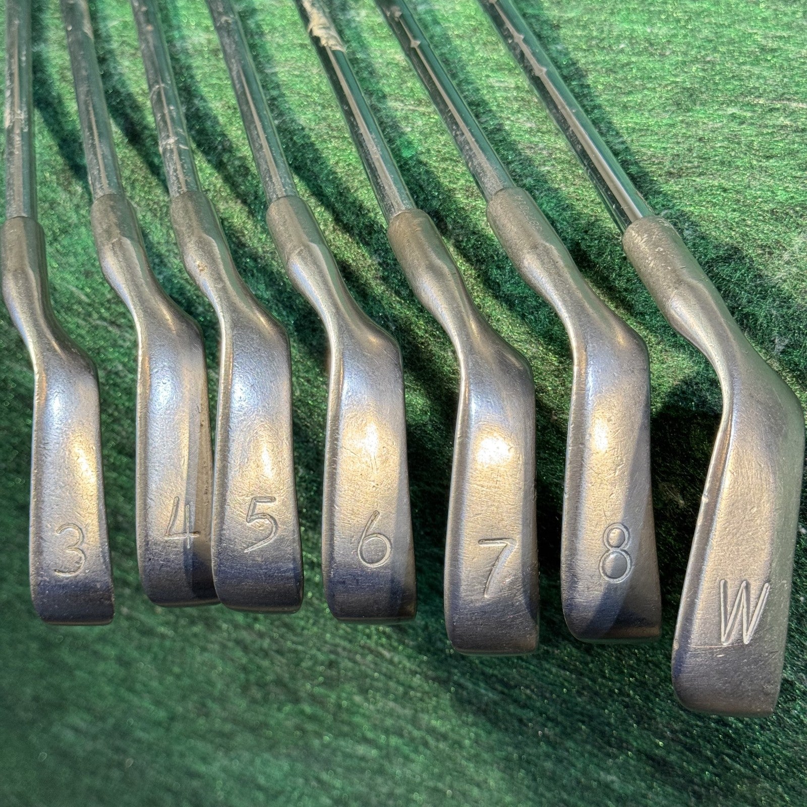 Vintage Ping Eye2 Iron Golf Club Set 3-8 W Karsten USA Right Hand Steel Shaft