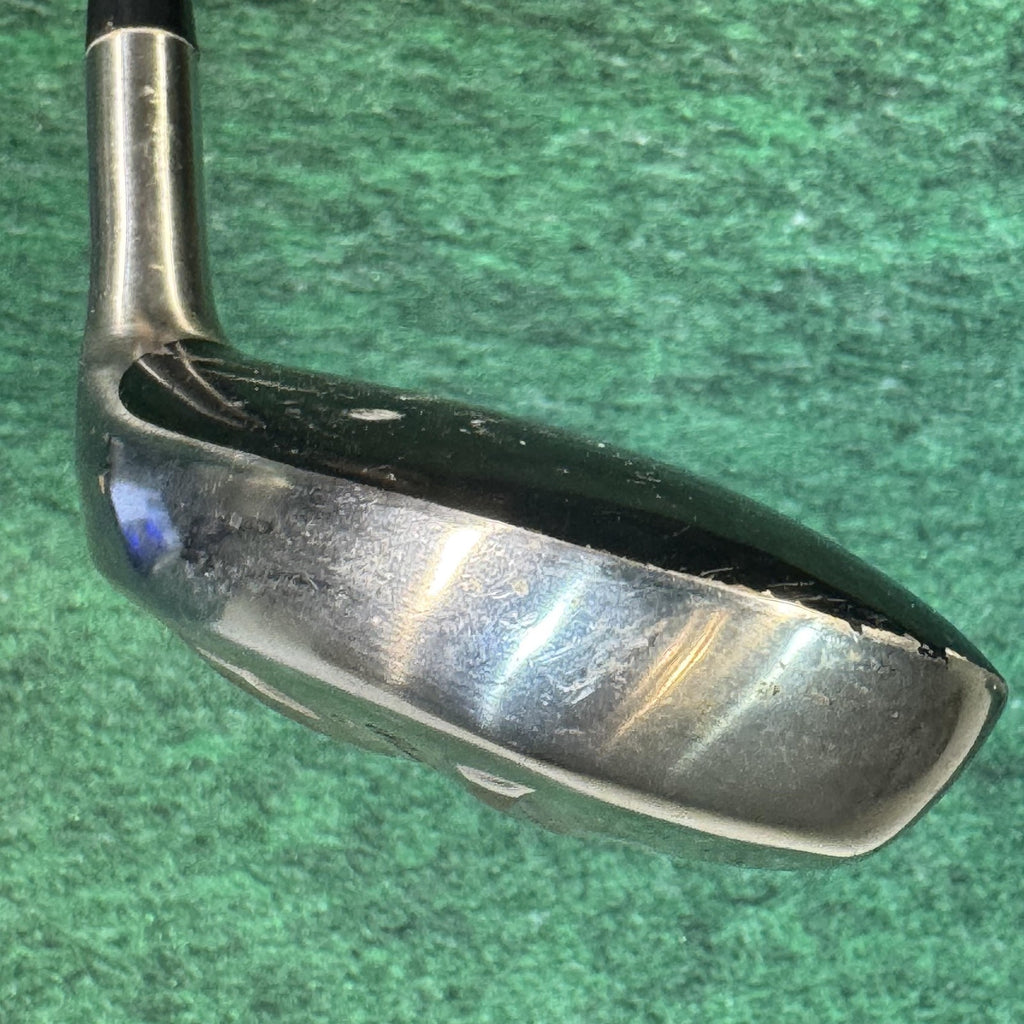 Warrior Custom Golf 21° Hybrid Mens RH Stiff Steel Black Stainless Golf Club