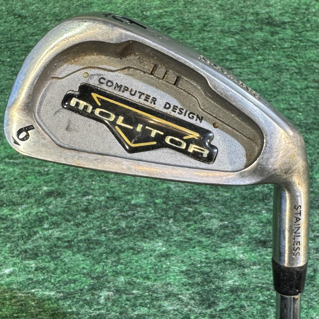 Spalding Molitor Oversize 6 Iron Stainless Regular Flex Steel Golf Club USA