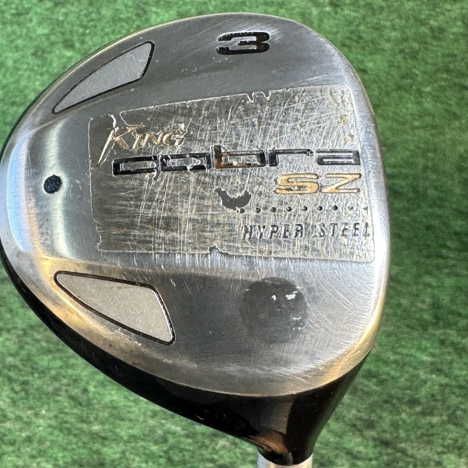 Cobra King Cobra SZ Hyper Steel 3 Wood Mens RH Stiff Graphite Black Golf Club