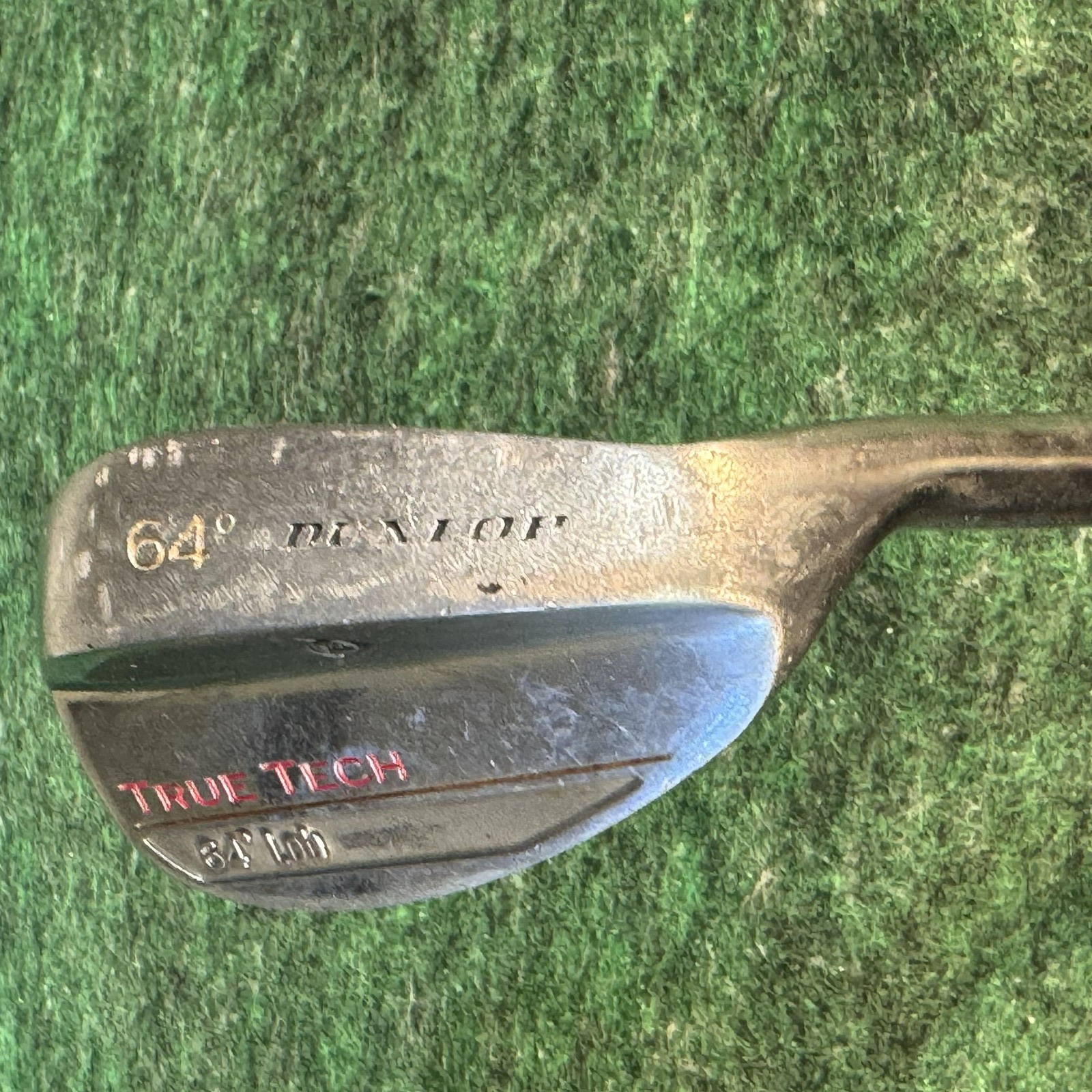 Dunlop True Tech 64° Lob Wedge Mens RH Stainless Steel Jumbo Grip Golf Club