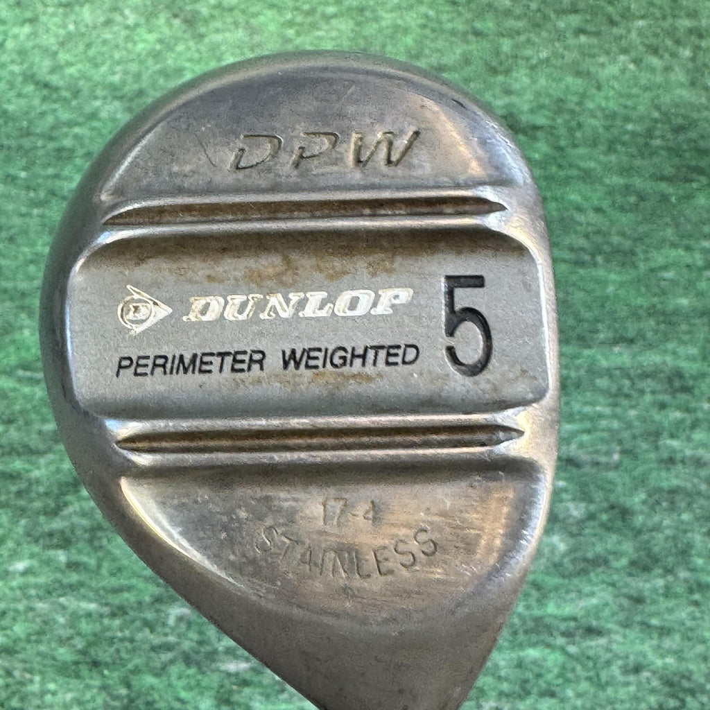 Dunlop DPW Perimeter Weighted 5 Wood Fairway 17-4 Stainless Head Steel Shaft