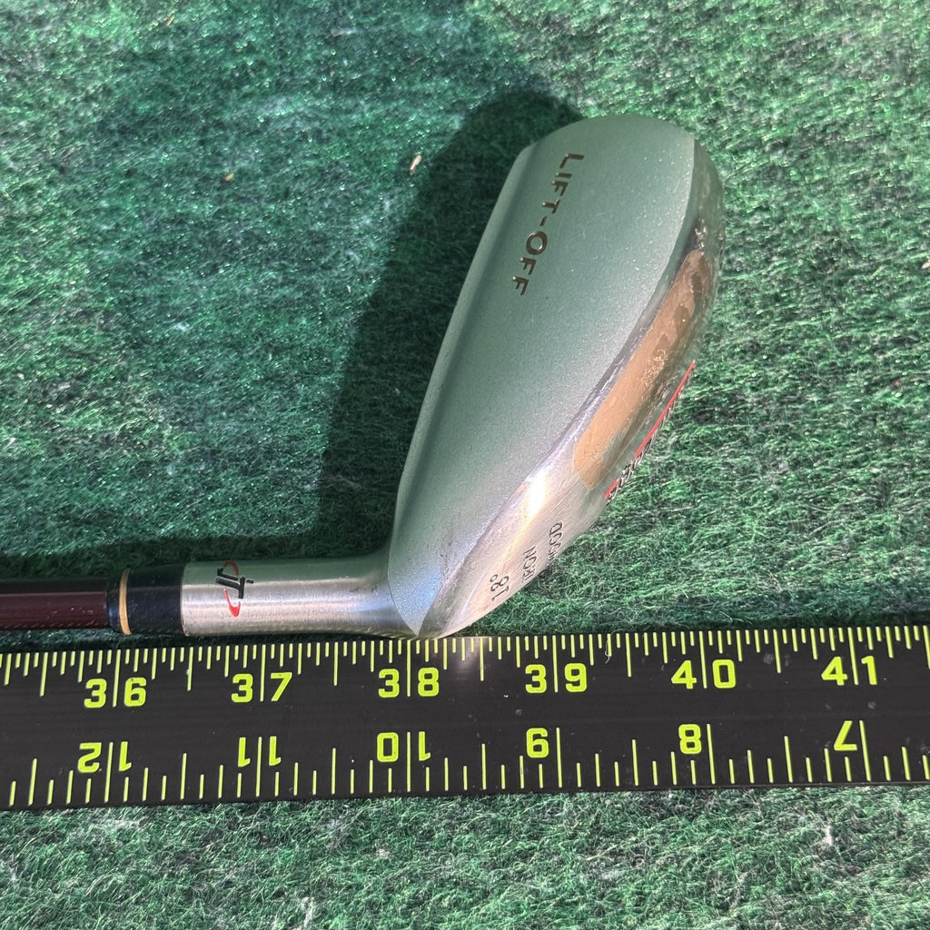 Tour Edge Lift-Off 2H Hybrid Iron-Wood 18° RH Any Lie Stiff Graphite Silver Club