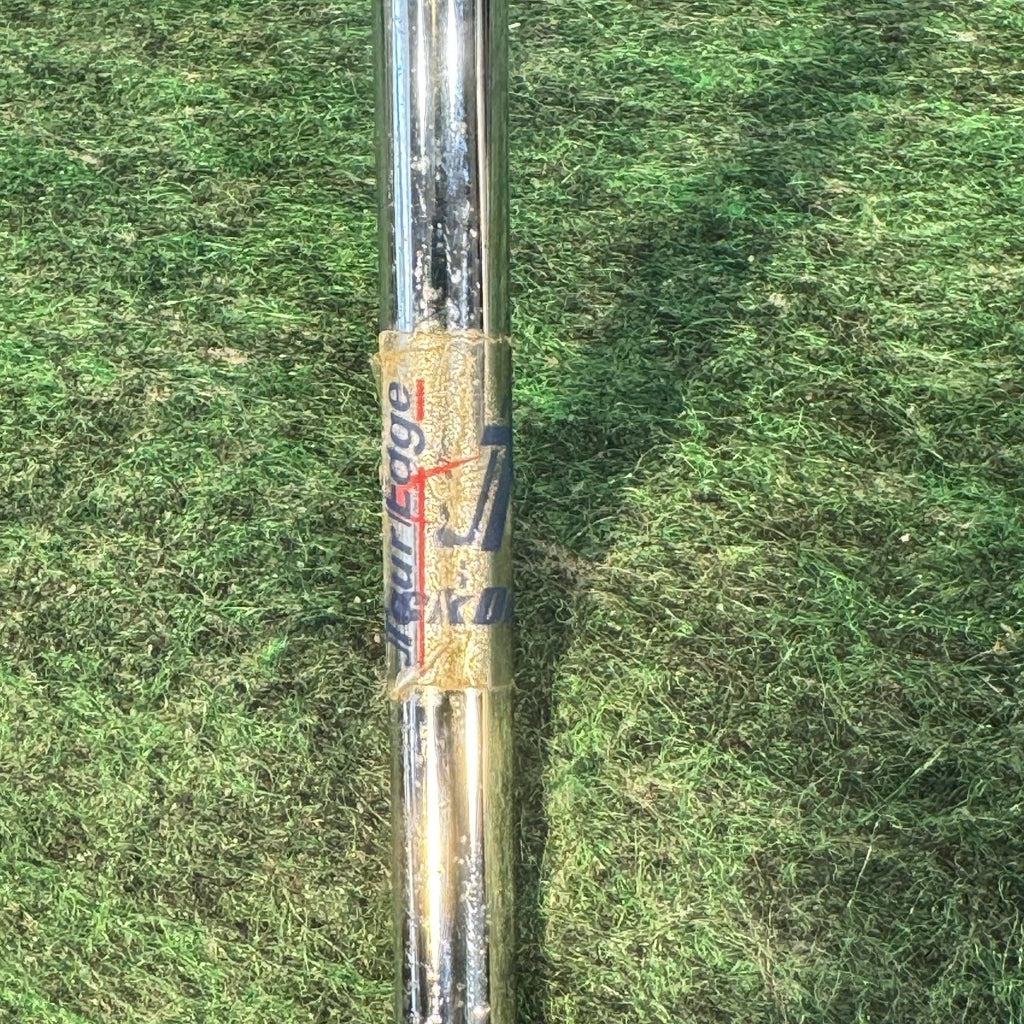 Tour Edge BackDraft B3 Mallet Putter Junior RH Steel Shaft Gold Blue Golf Club