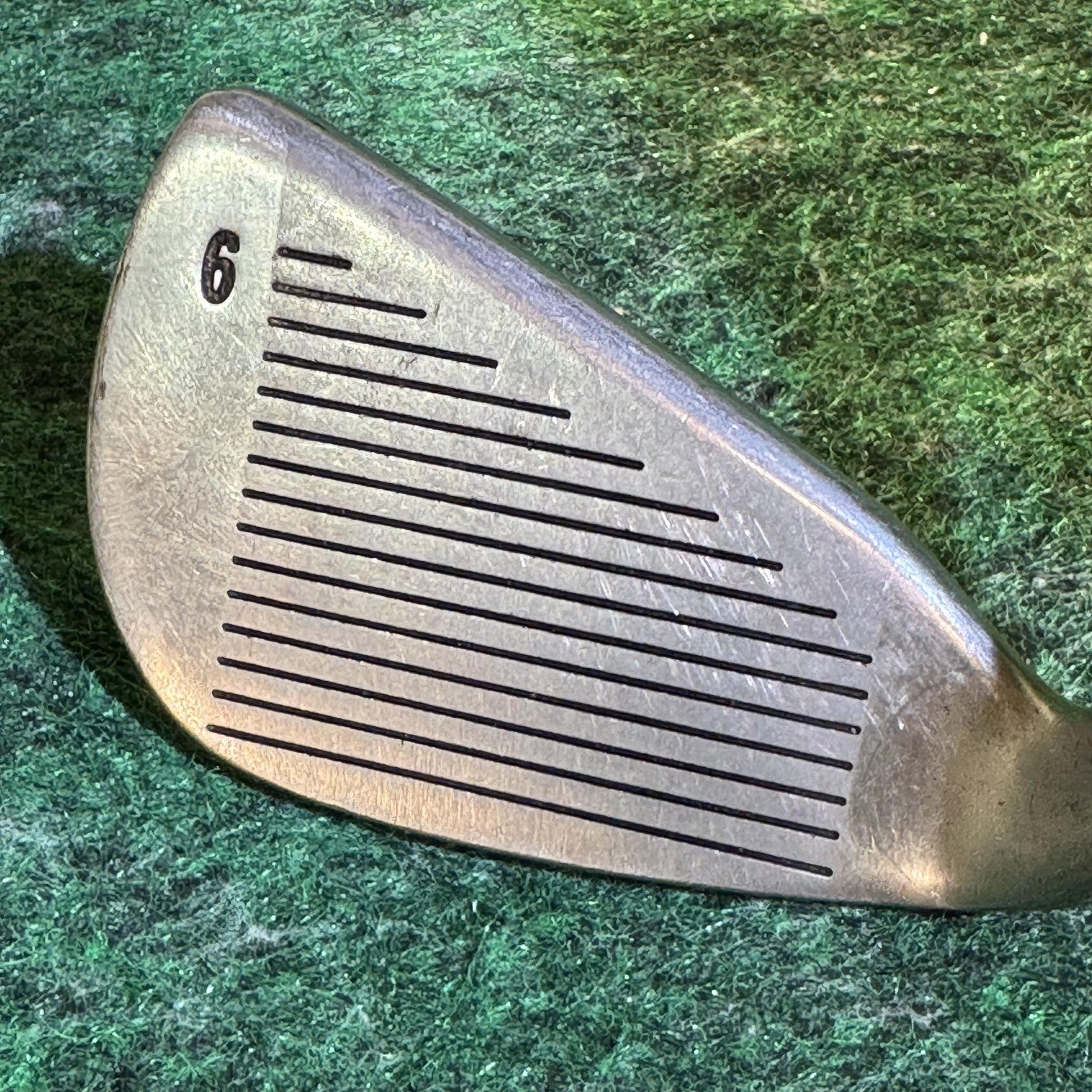 Vintage Mitsushiba Shadow Iron Golf Club Set 3-9, P Steel Shaft Mixed Grips