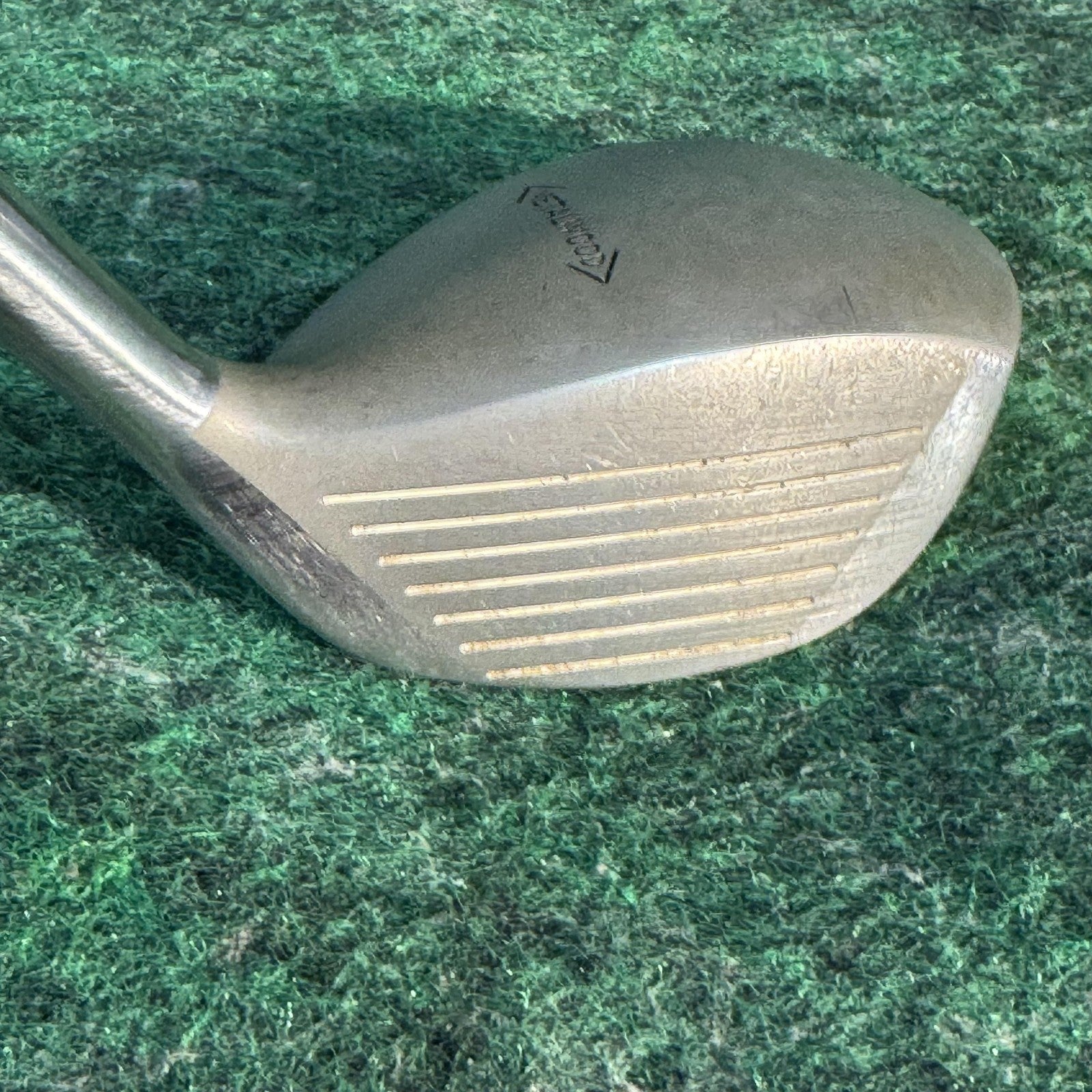 Vintage Taylor Made Pittsburgh Persimmon 5 Wood 23° Mens LH R Light Steel USA
