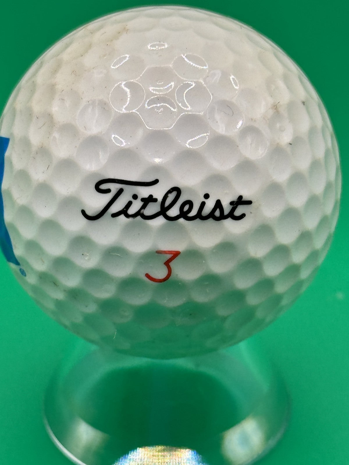 Titleist DT Distance Golf Ball American Express Logo Collectible White Ball Used