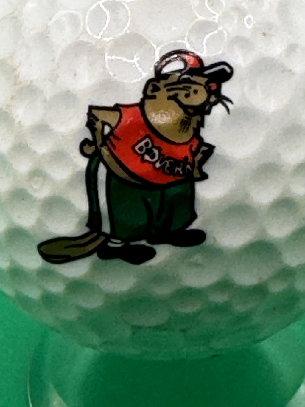 Titleist HP2 Distance Golf Ball #4 Bowery Cartoon Logo Collectible Vintage Art